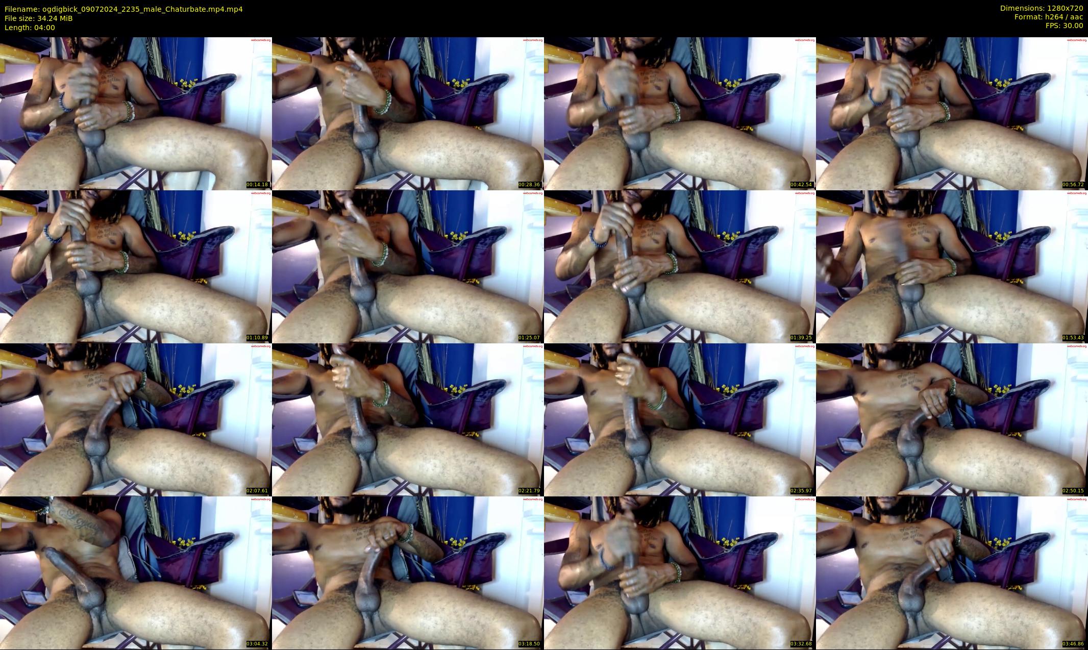 ogdigbick — 4 minute Chaturbate male cam show recording, 720p, Jul 9, 2024