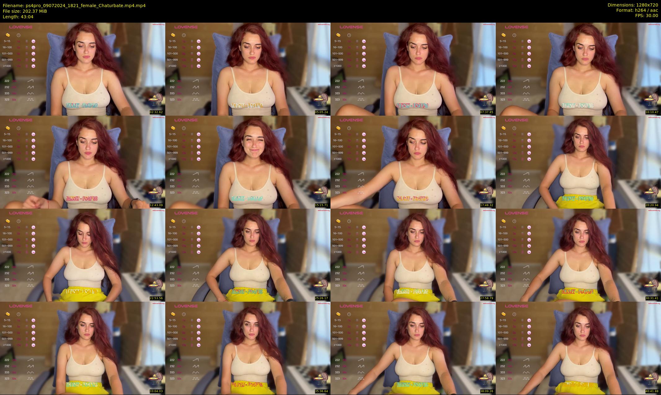 ps4pro — 44 minute Chaturbate female cam show recording, 720p, Jul 9, 2024