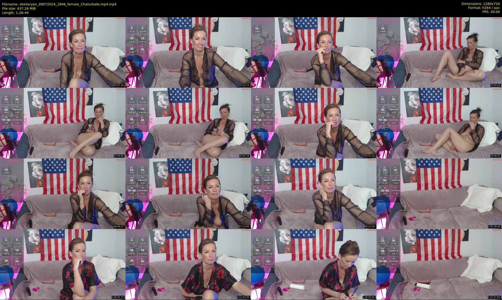 sheilaryan — 87 minute Chaturbate female cam show recording, 720p, Jul 9, 2024