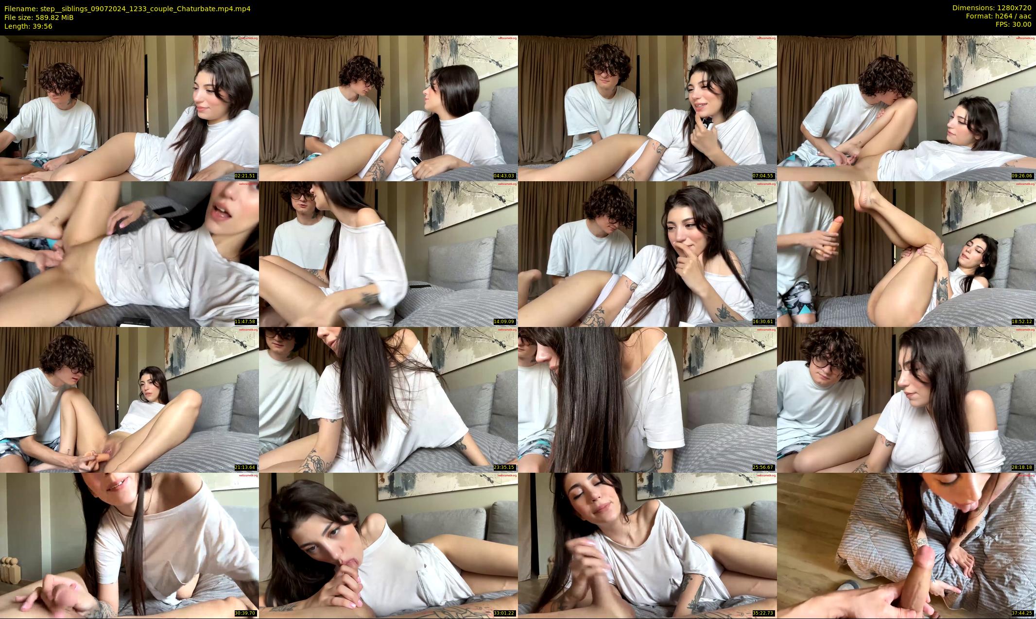 step__siblings — 40 minute Chaturbate couple cam show recording, 720p, Jul 9, 2024