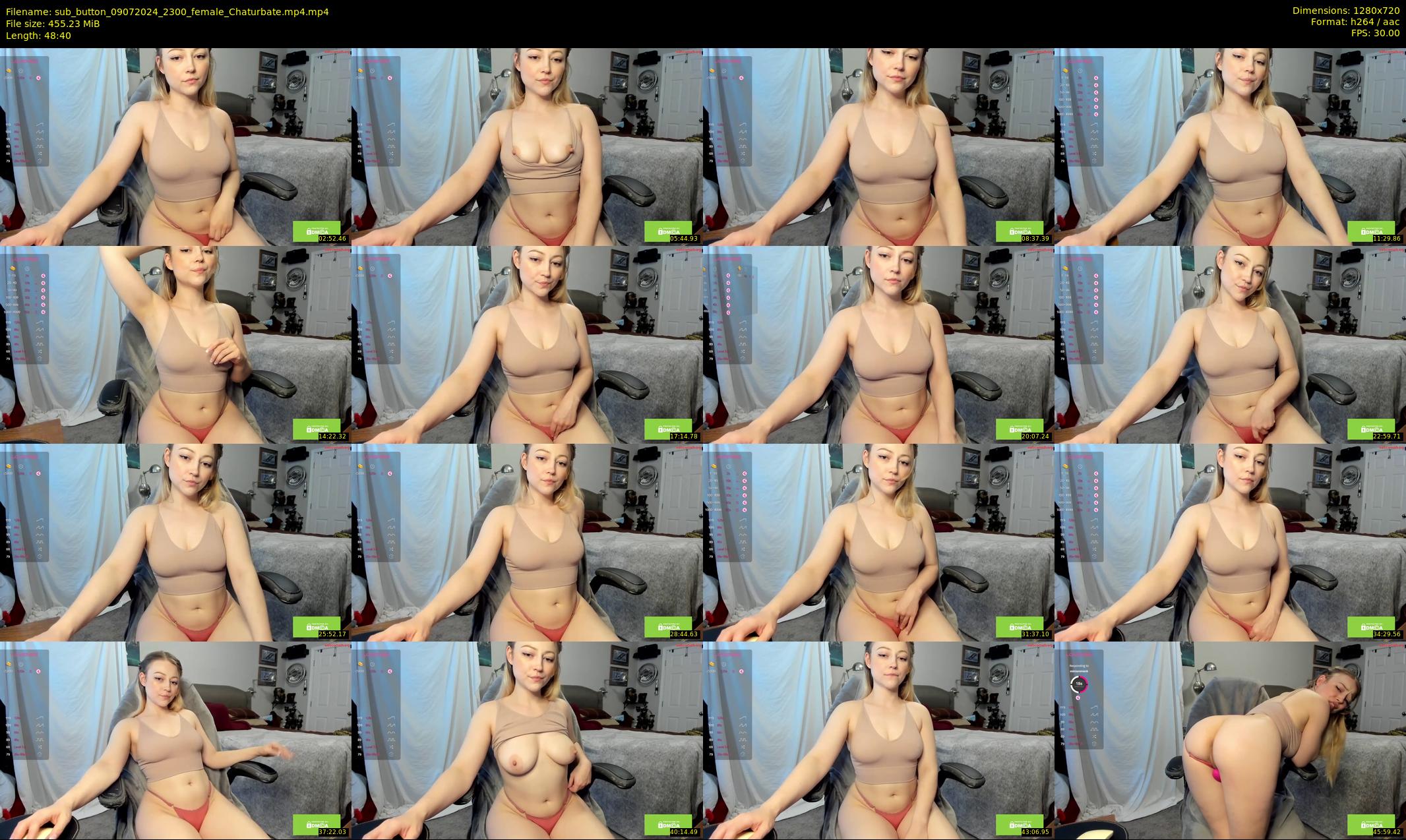 sub_button — 49 minute Chaturbate female cam show recording, 720p, Jul 9, 2024
