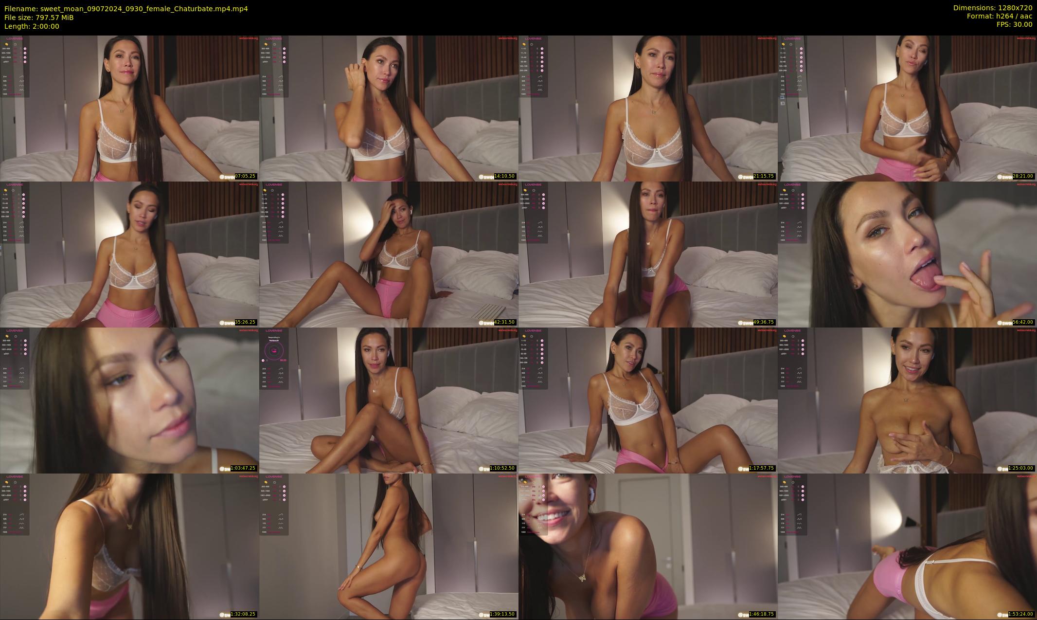 sweet_moan — 120 minute Chaturbate female cam show recording, 720p, Jul 9, 2024