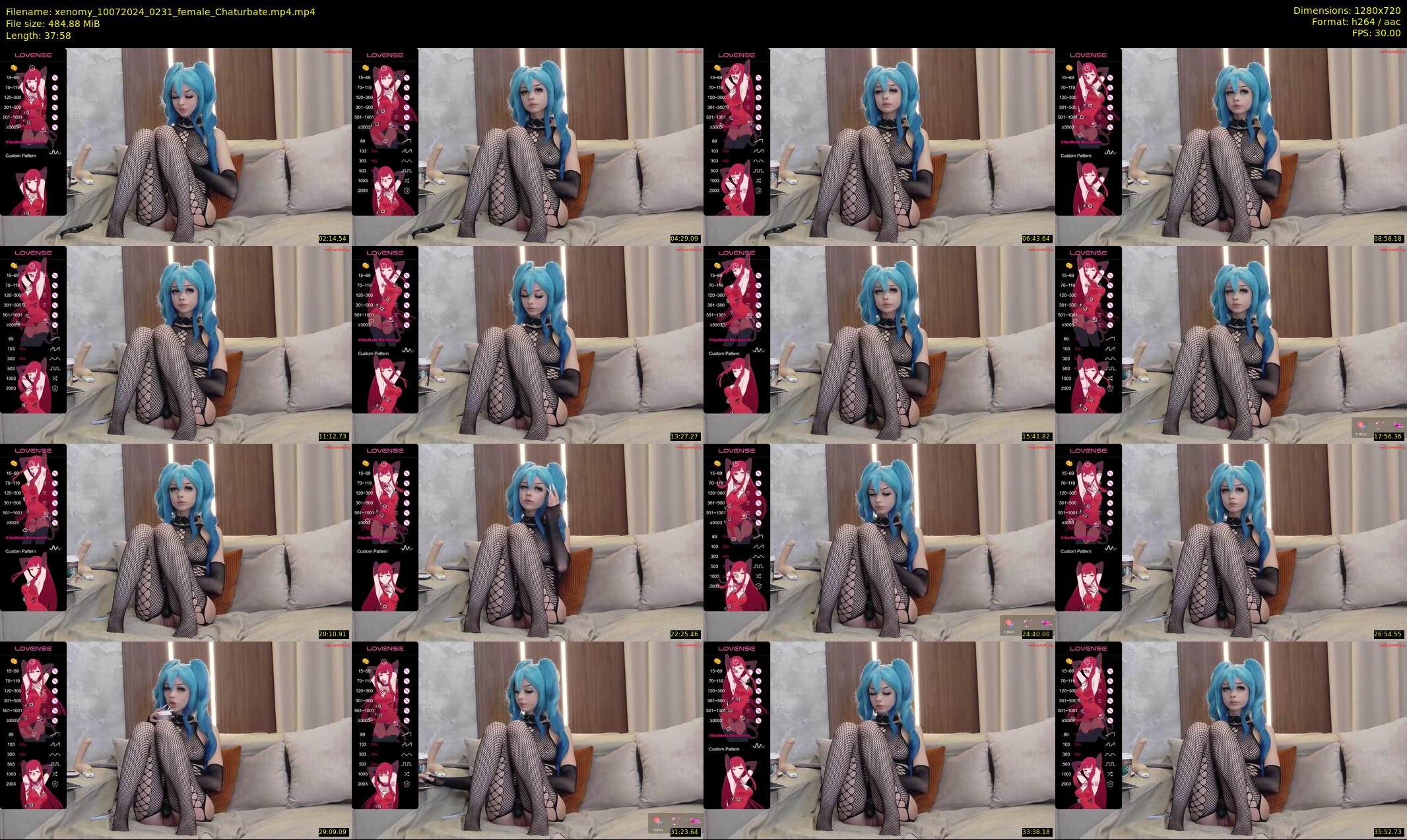 xenomy — 38 minute Chaturbate female cam show recording, 720p, Jul 10, 2024
