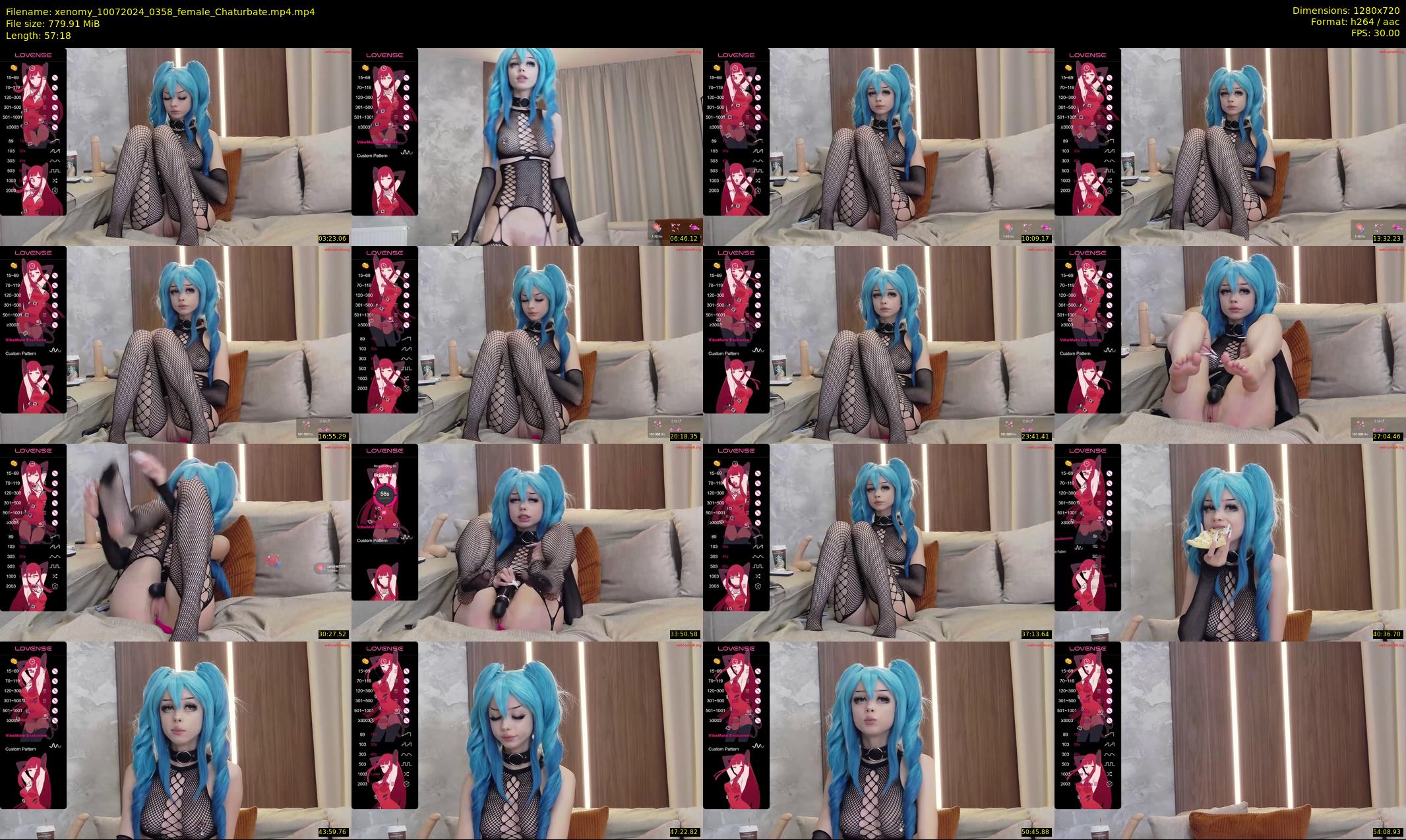 xenomy — 58 minute Chaturbate female cam show recording, 720p, Jul 10, 2024