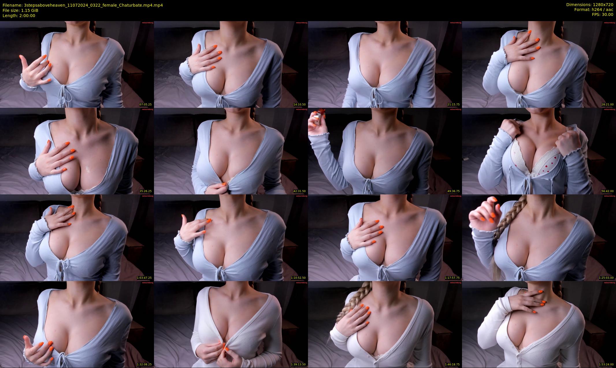 3stepsaboveheaven — 120 minute Chaturbate female cam show recording, 720p, Jul 11, 2024