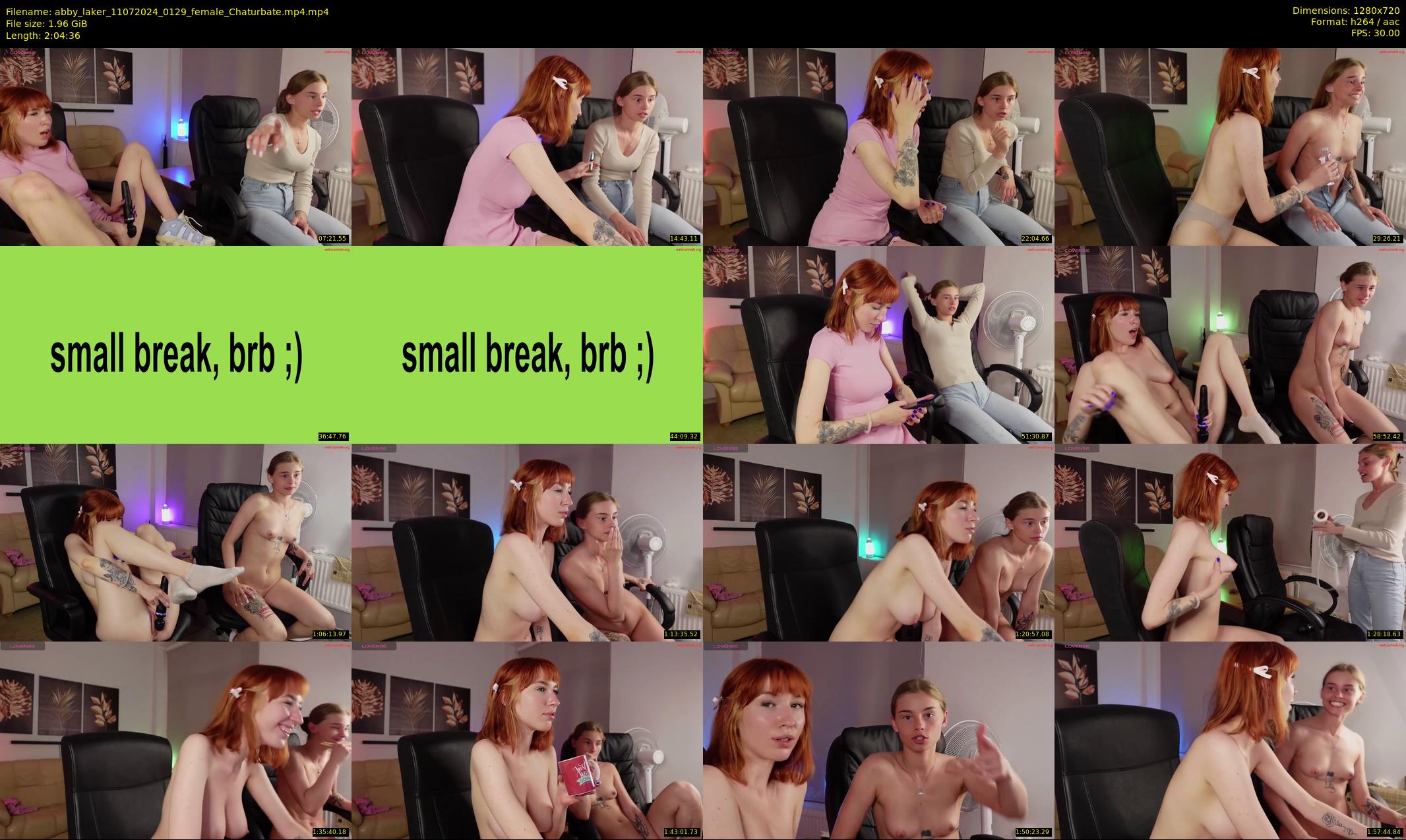 abby_laker — 125 minute Chaturbate female cam show recording, 720p, Jul 11, 2024