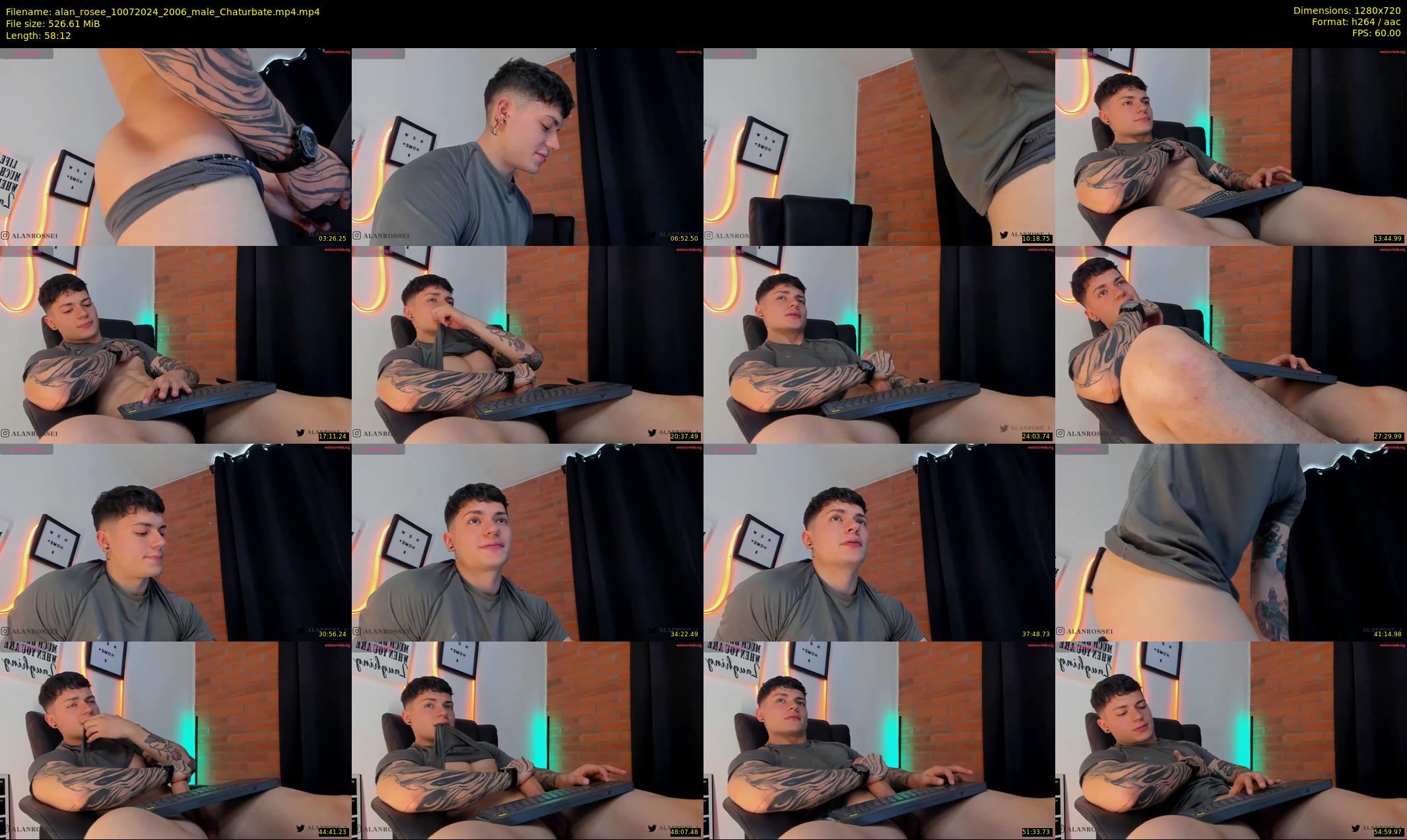 alan_rosee — 59 minute Chaturbate male cam show recording, 720p, Jul 10, 2024