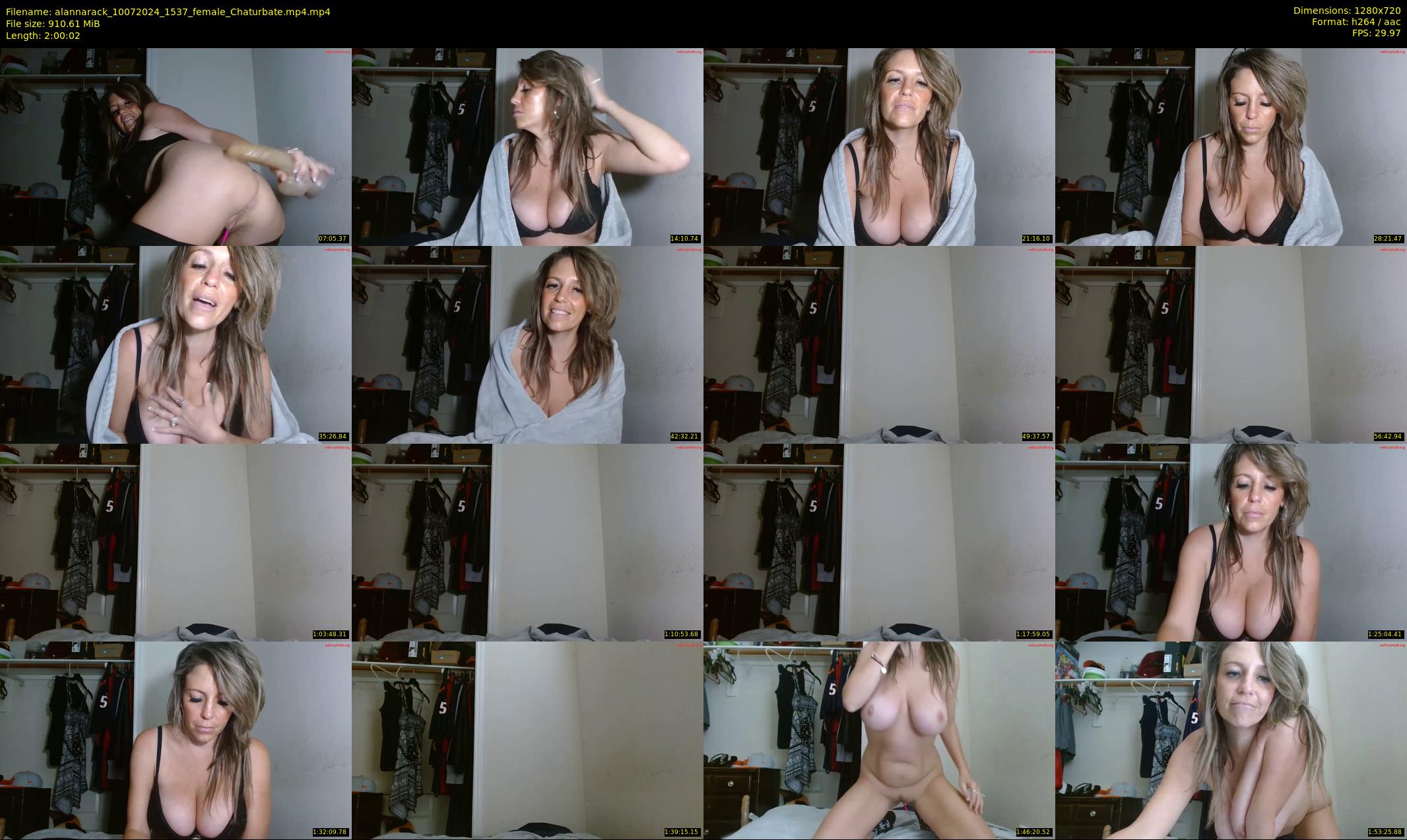 alannarack — 121 minute Chaturbate female cam show recording, 720p, Jul 10, 2024