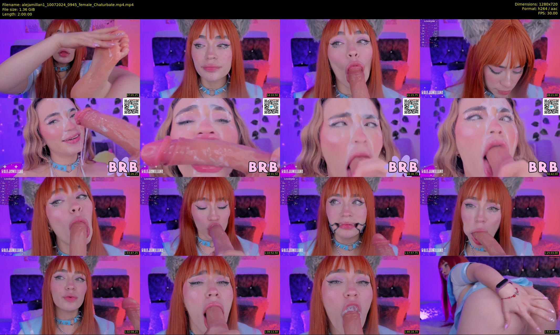 alejamillan1 — 120 minute Chaturbate female cam show recording, 720p, Jul 10, 2024