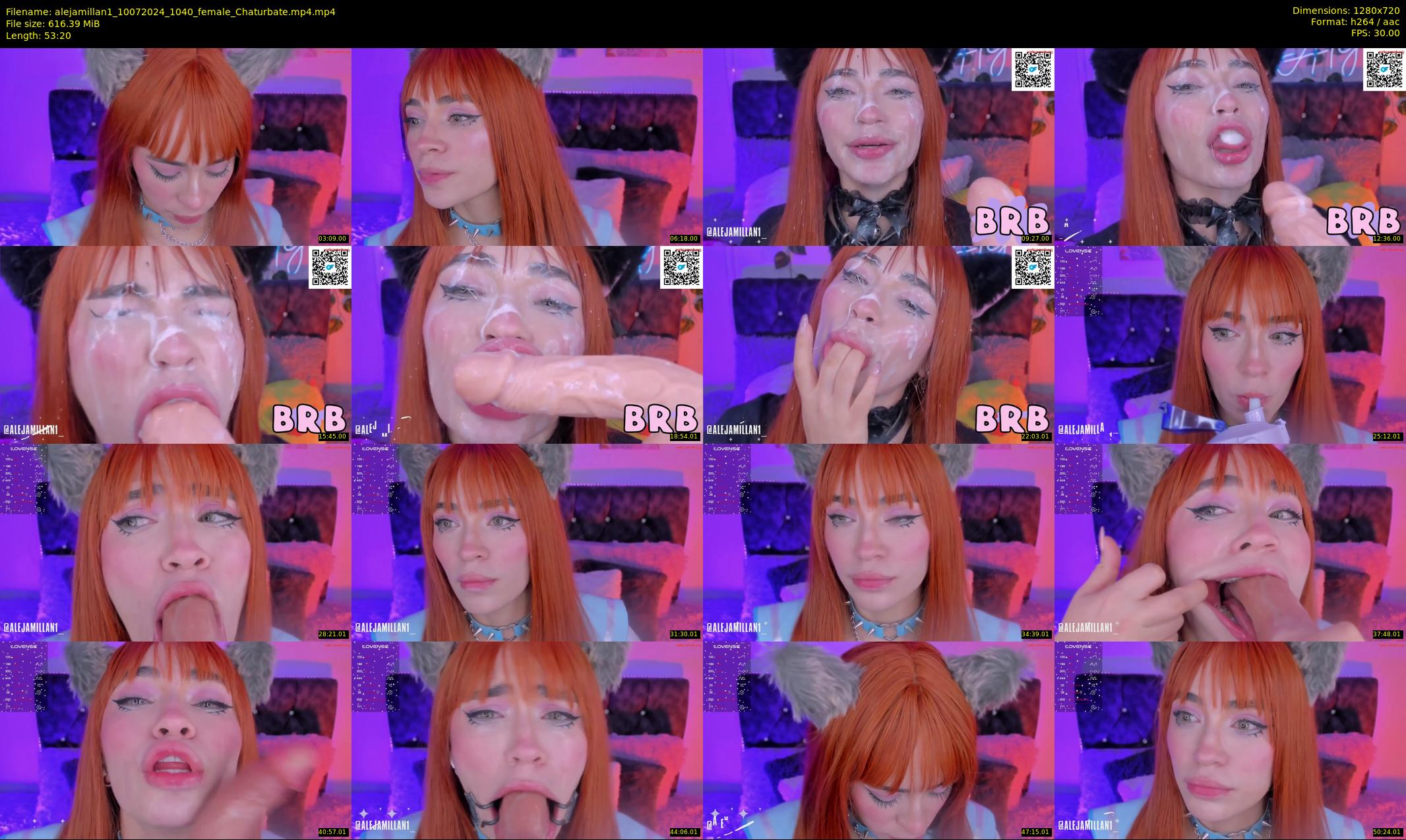 alejamillan1 — 54 minute Chaturbate female cam show recording, 720p, Jul 10, 2024