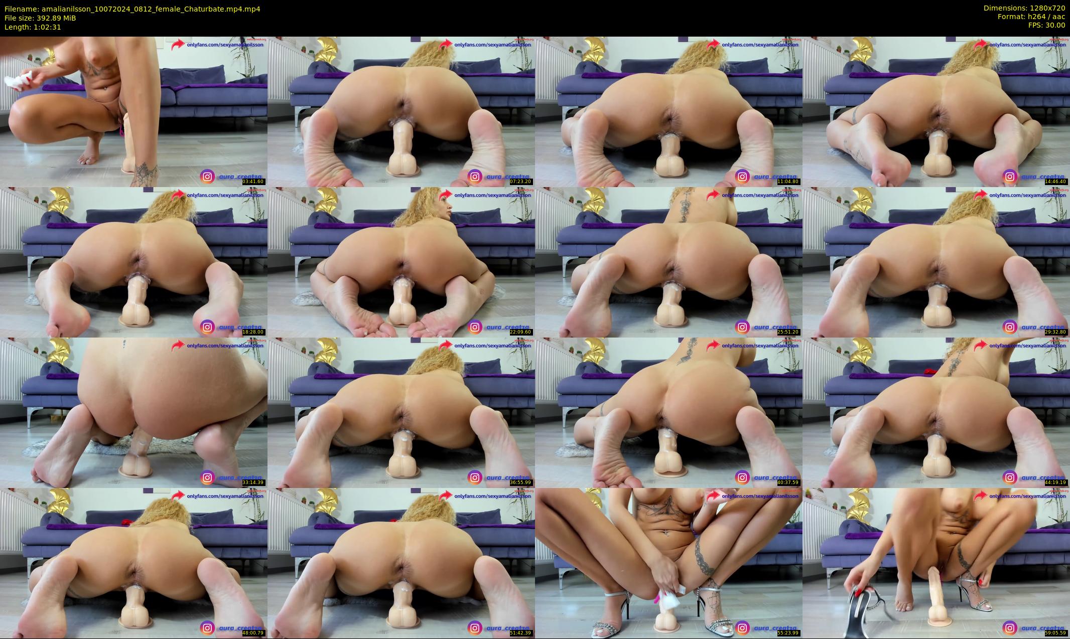 amalianilsson — 63 minute Chaturbate female cam show recording, 720p, Jul 10, 2024