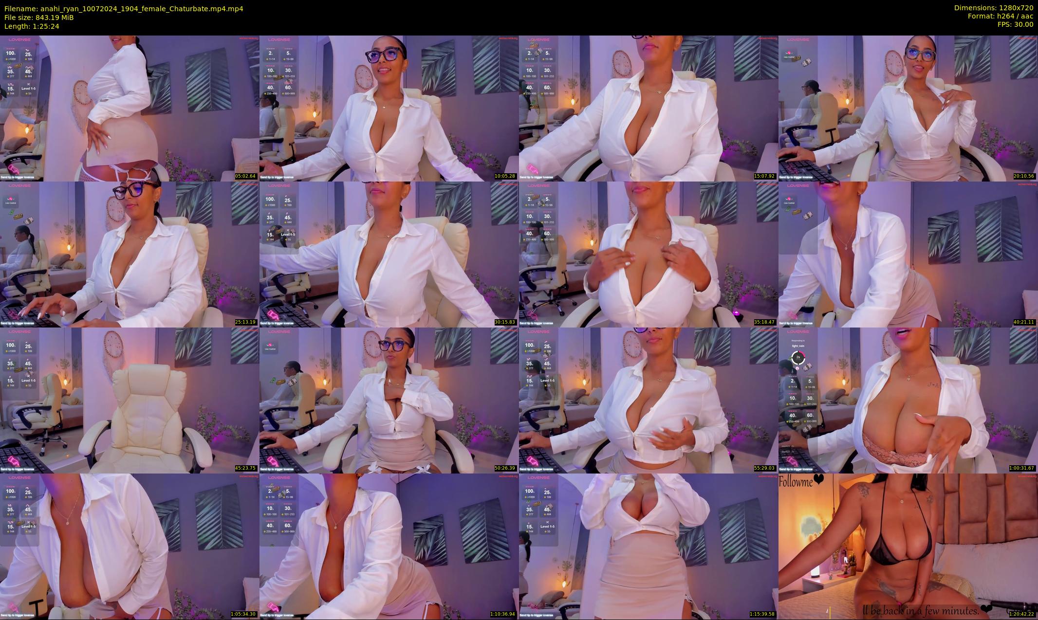 anahi_ryan — 86 minute Chaturbate female cam show recording, 720p, Jul 10, 2024