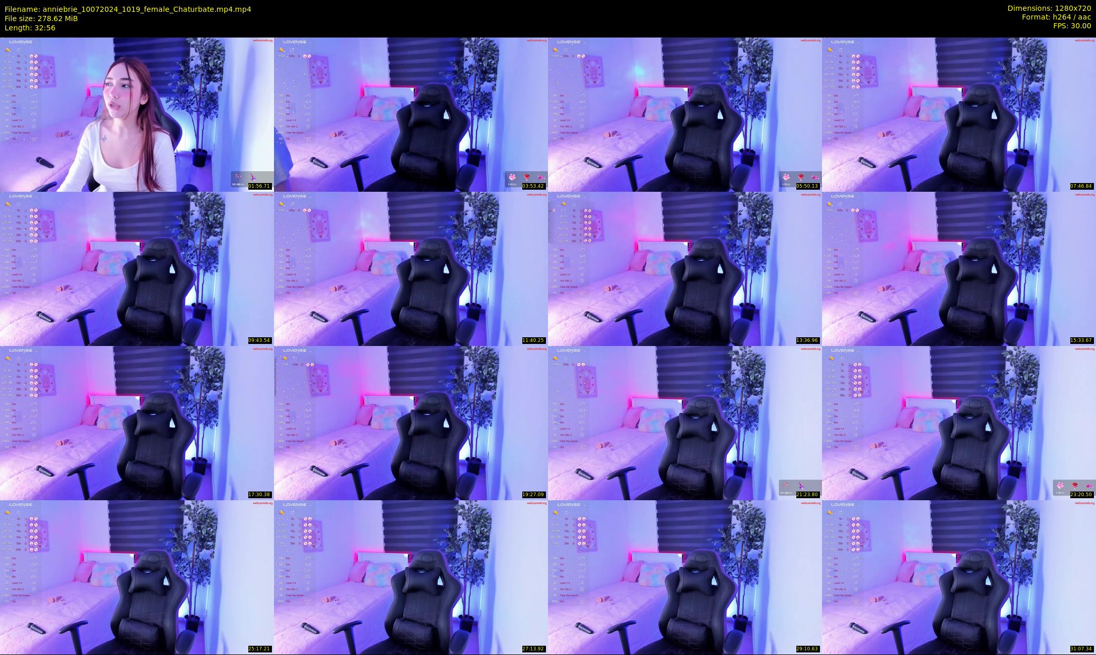 anniebrie — 33 minute Chaturbate female cam show recording, 720p, Jul 10, 2024