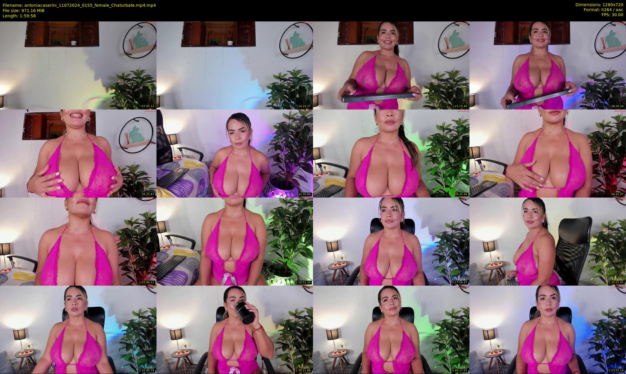 antoniacasarini — 120 minute Chaturbate female cam show recording, 720p, Jul 11, 2024