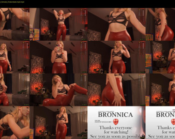 bronnica — 54 minute Chaturbate female cam show recording, 720p, Jul 10, 2024