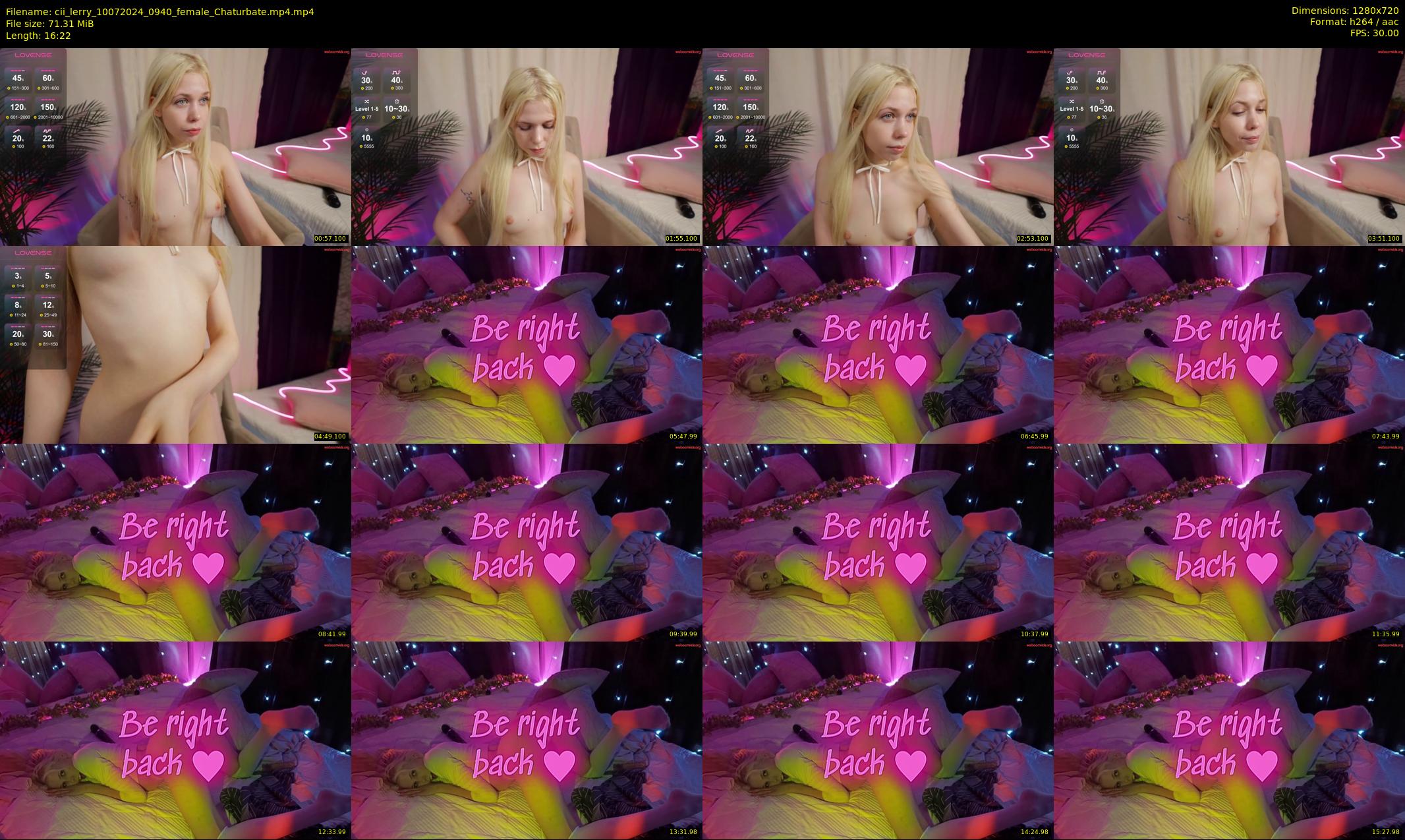 cii_lerry — 17 minute Chaturbate female cam show recording, 720p, Jul 10, 2024