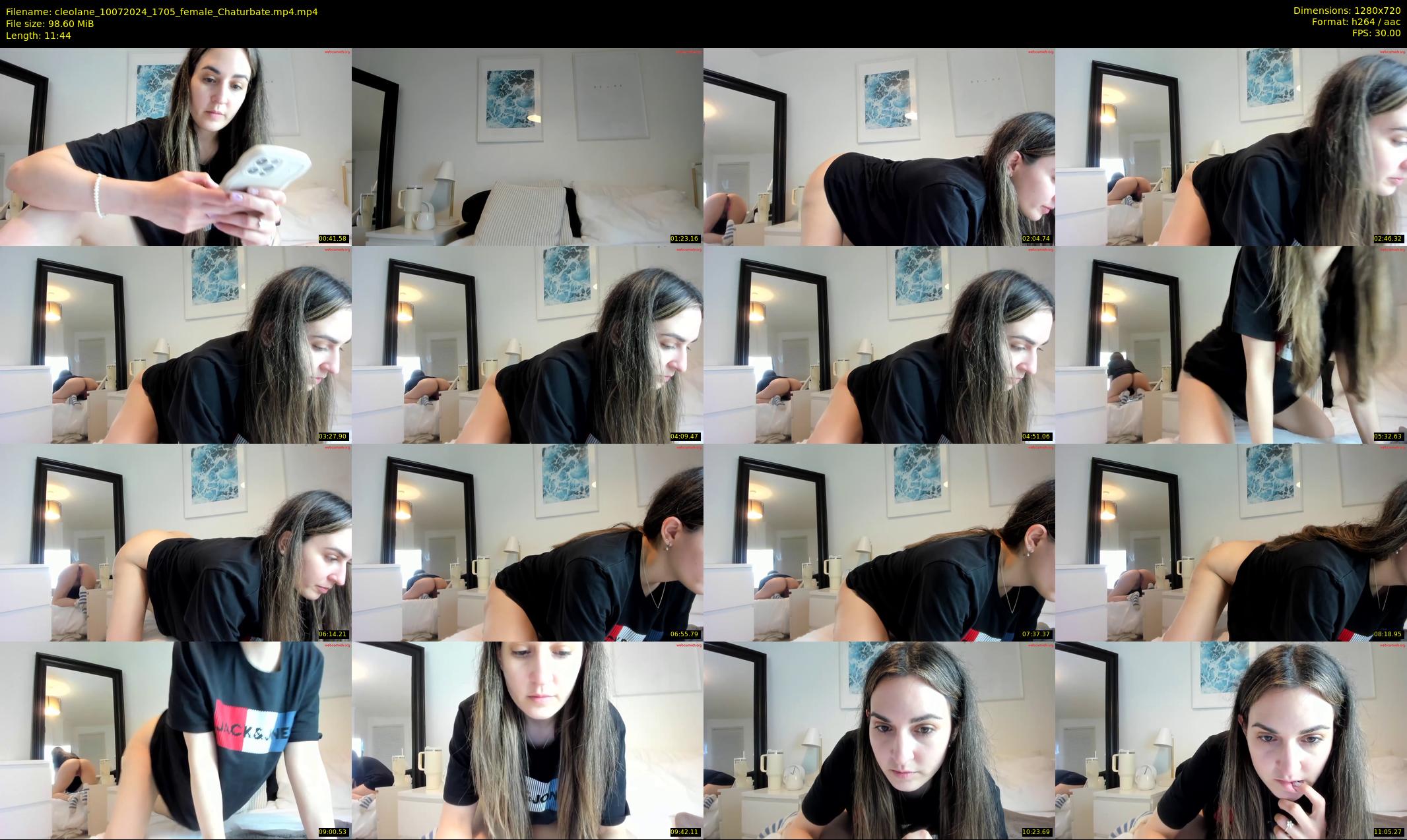 cleolane — 12 minute Chaturbate female cam show recording, 720p, Jul 10, 2024