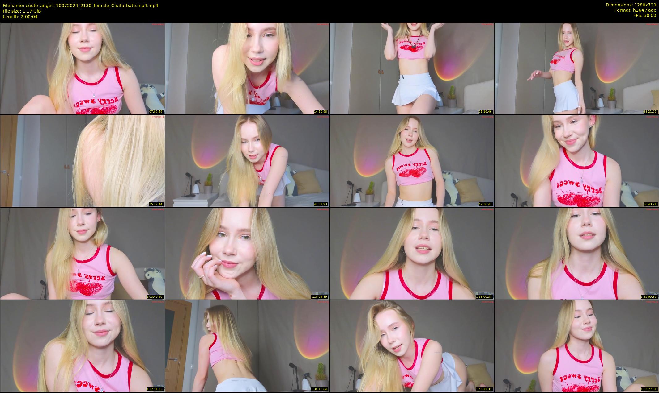 cuute_angell — 121 minute Chaturbate female cam show recording, 720p, Jul 10, 2024