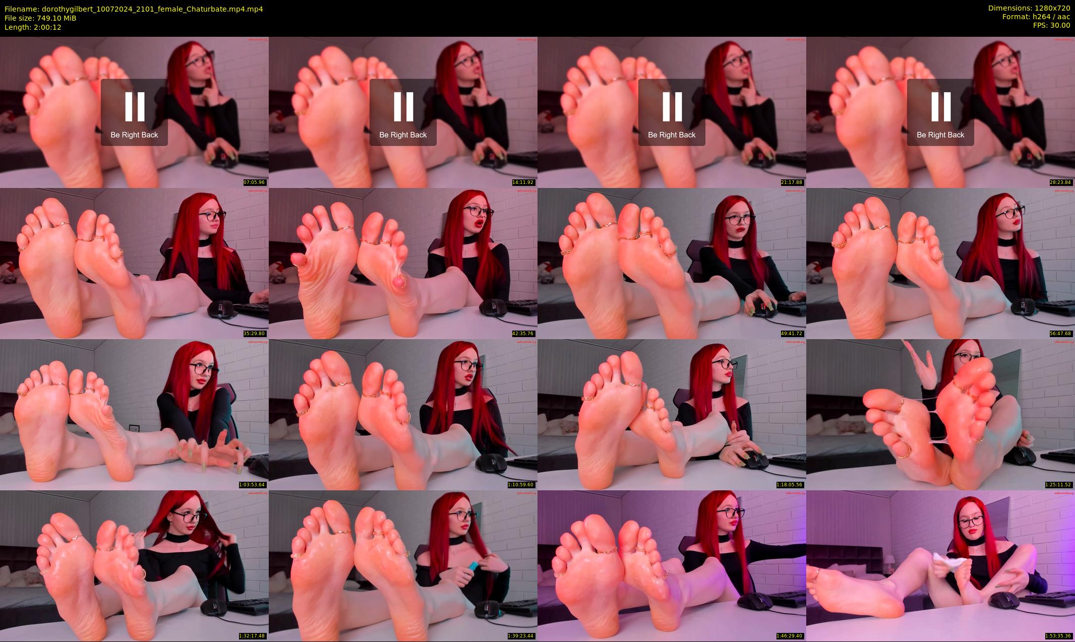 dorothygilbert — 121 minute Chaturbate female cam show recording, 720p, Jul 10, 2024