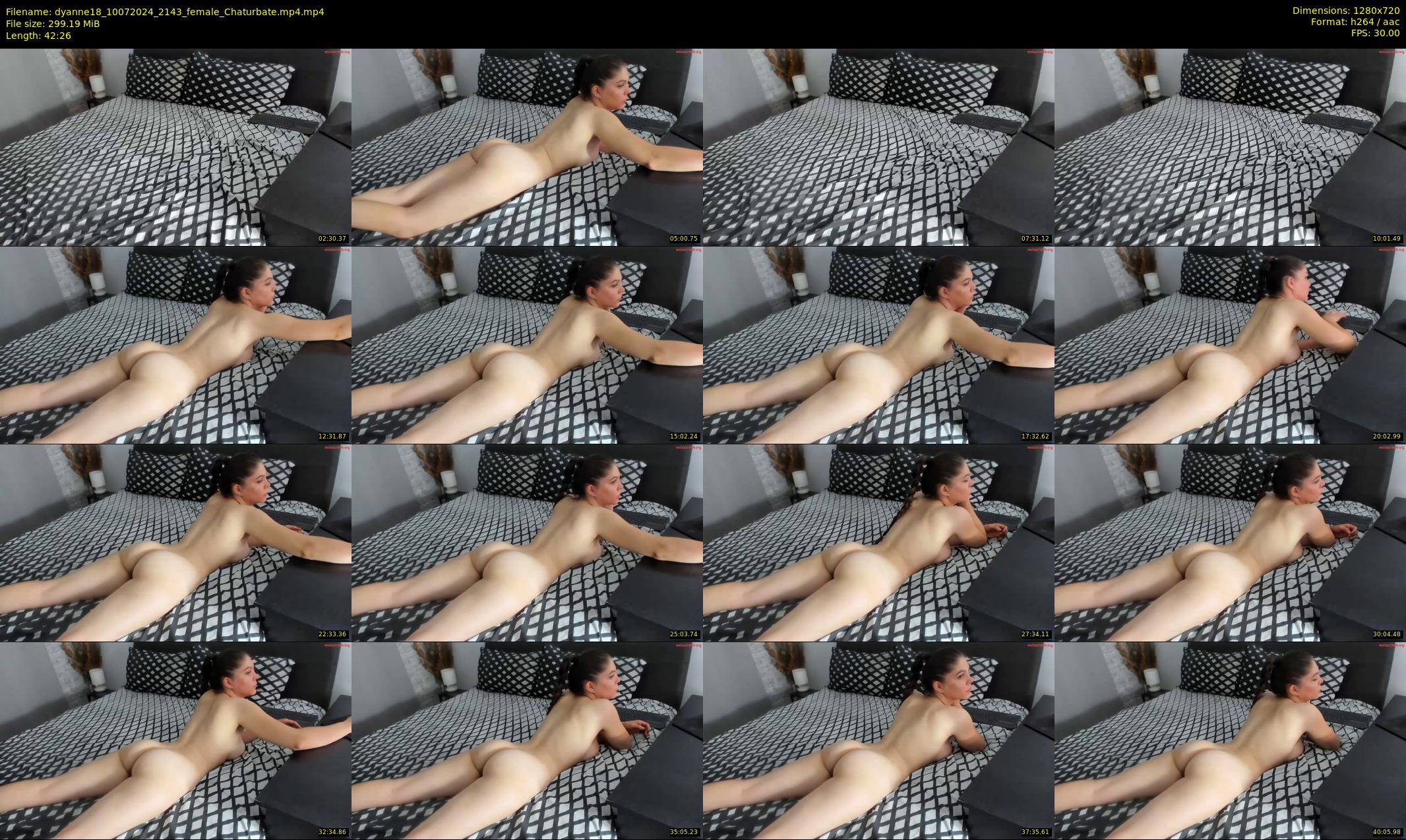 dyanne18 — 43 minute Chaturbate female cam show recording, 720p, Jul 10, 2024