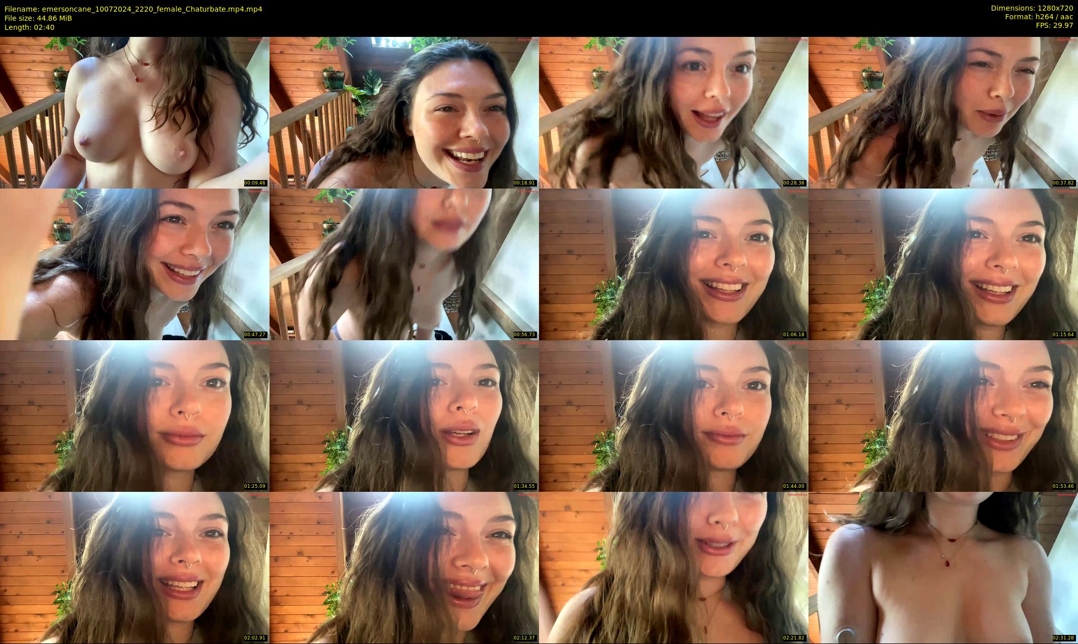 emersoncane — 3 minute Chaturbate female cam show recording, 720p, Jul 10, 2024