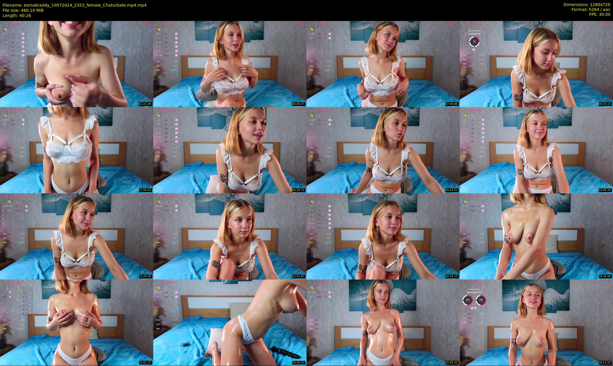 esmabraddy — 41 minute Chaturbate female cam show recording, 720p, Jul 10, 2024