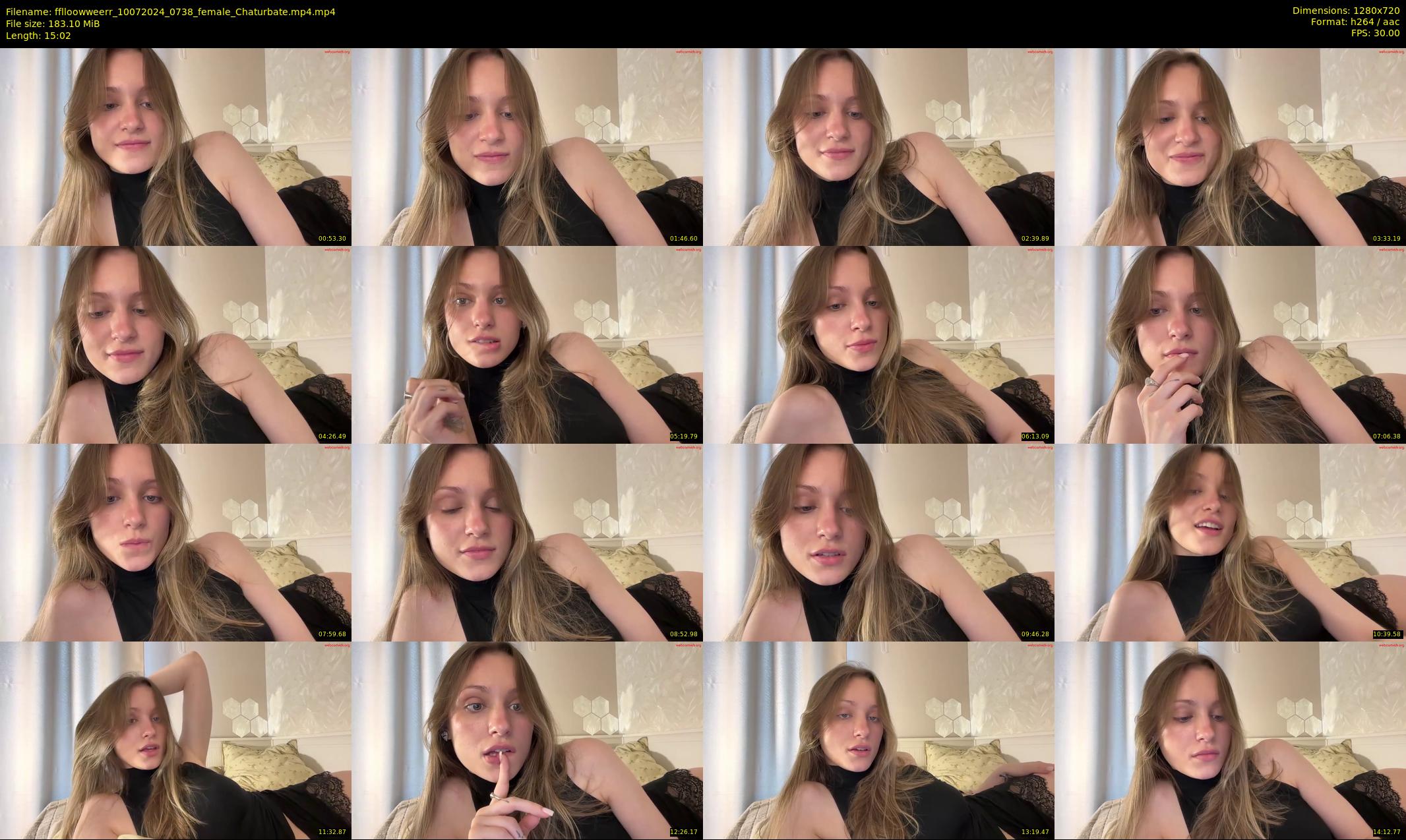 fflloowweerr — 16 minute Chaturbate couple cam show recording, 720p, Jul 10, 2024