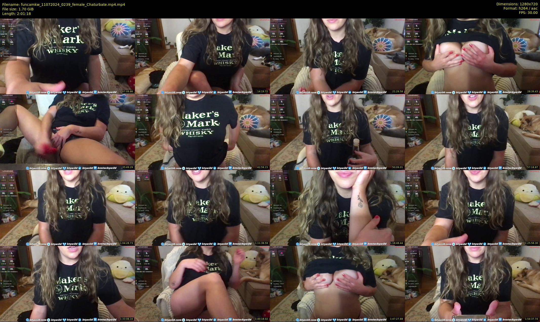 funcamkw — 122 minute Chaturbate female cam show recording, 720p, Jul 11, 2024