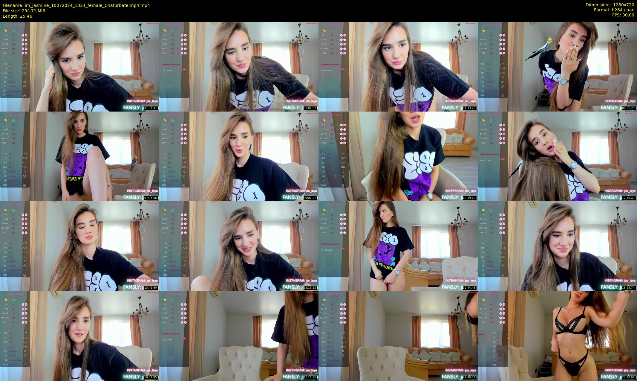 im_jasmine — 26 minute Chaturbate female cam show recording, 720p, Jul 10, 2024