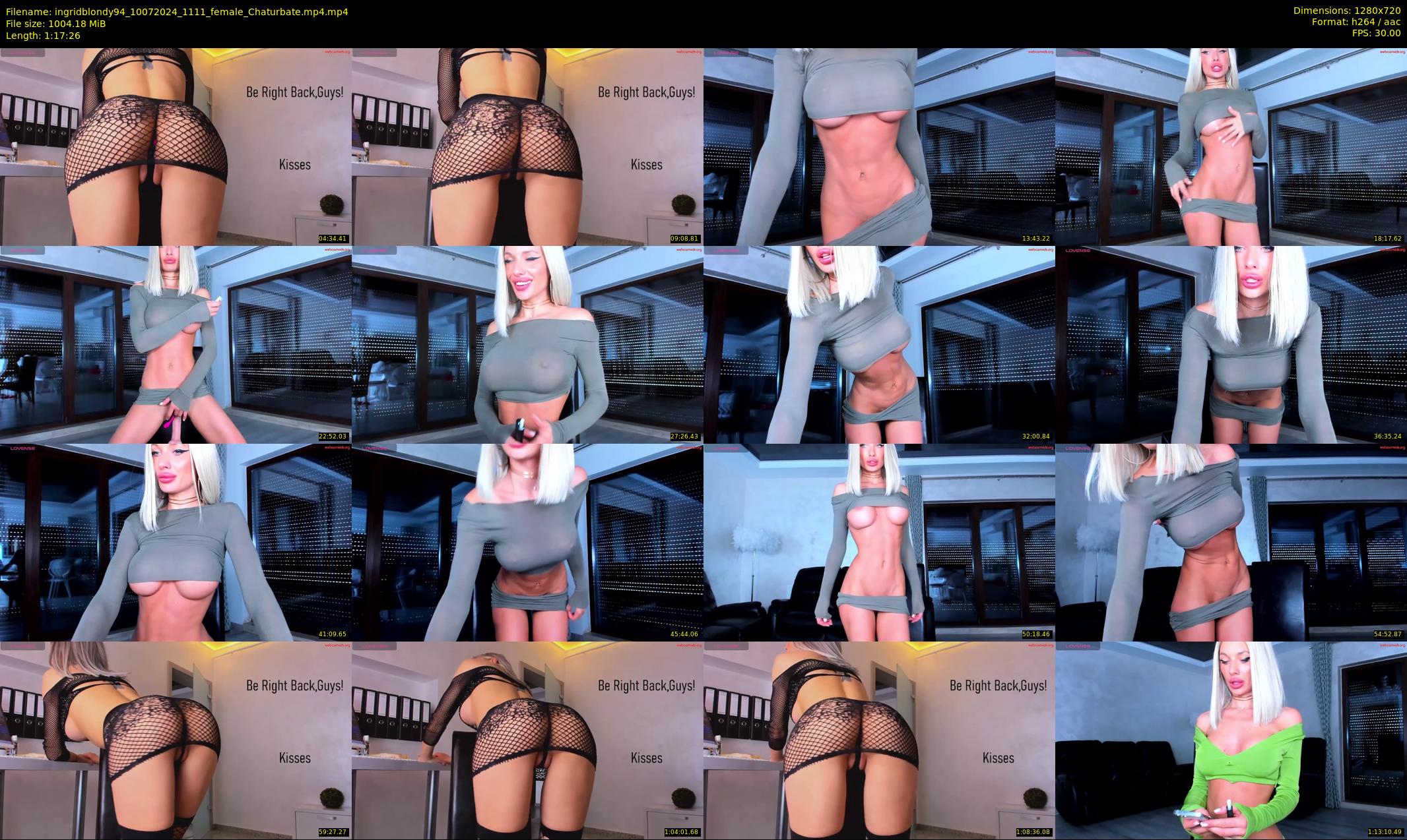 ingridblondy94 — 78 minute Chaturbate female cam show recording, 720p, Jul 10, 2024