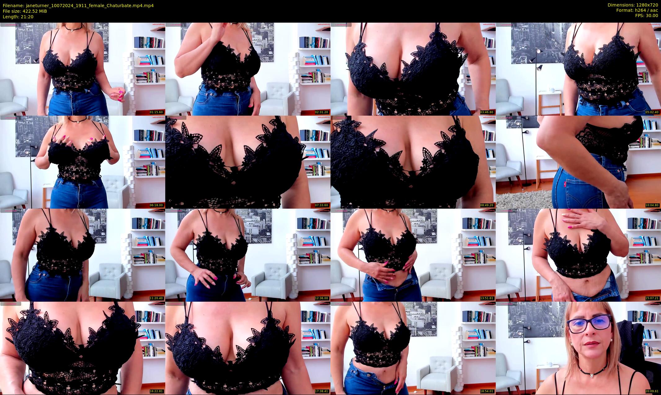 janeturner — 22 minute Chaturbate female cam show recording, 720p, Jul 10, 2024