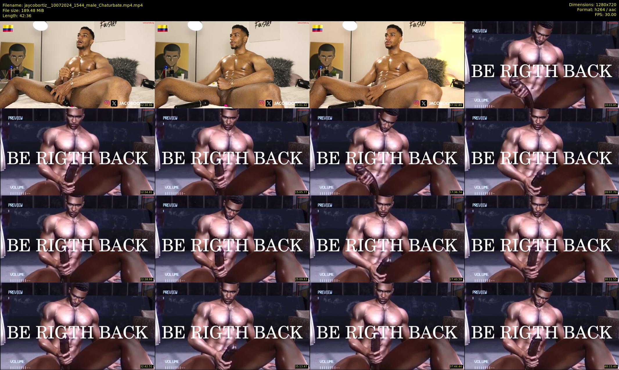 jaycobortiz_ — 43 minute Chaturbate male cam show recording, 720p, Jul 10, 2024