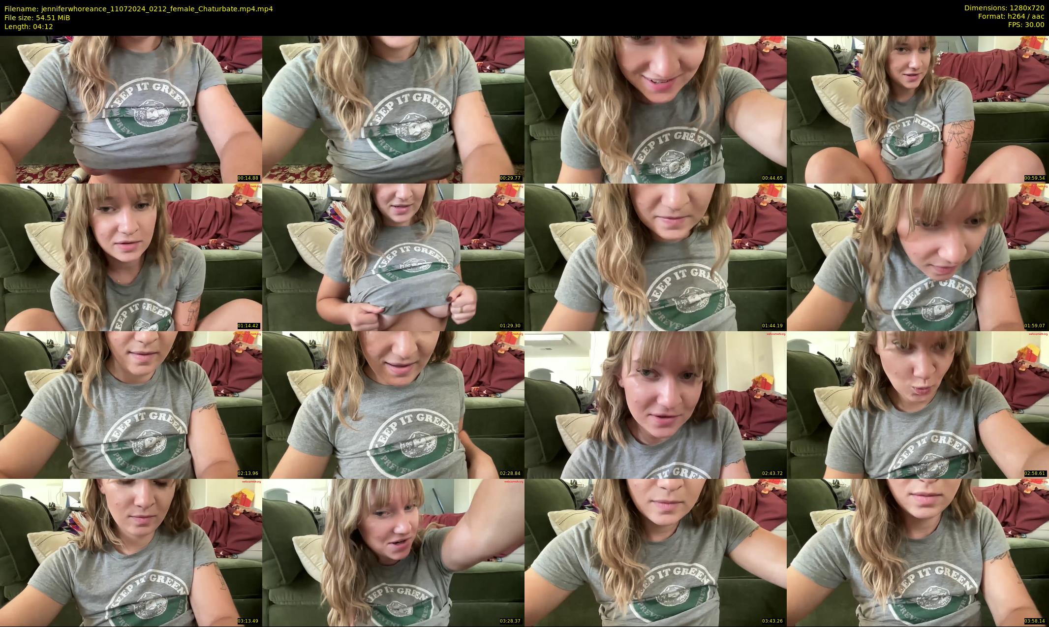 jenniferwhoreance — 5 minute Chaturbate female cam show recording, 720p, Jul 11, 2024