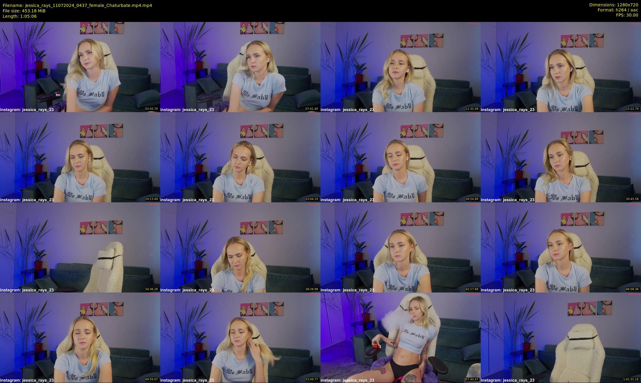 jessica_rays — 66 minute Chaturbate couple cam show recording, 720p, Jul 11, 2024