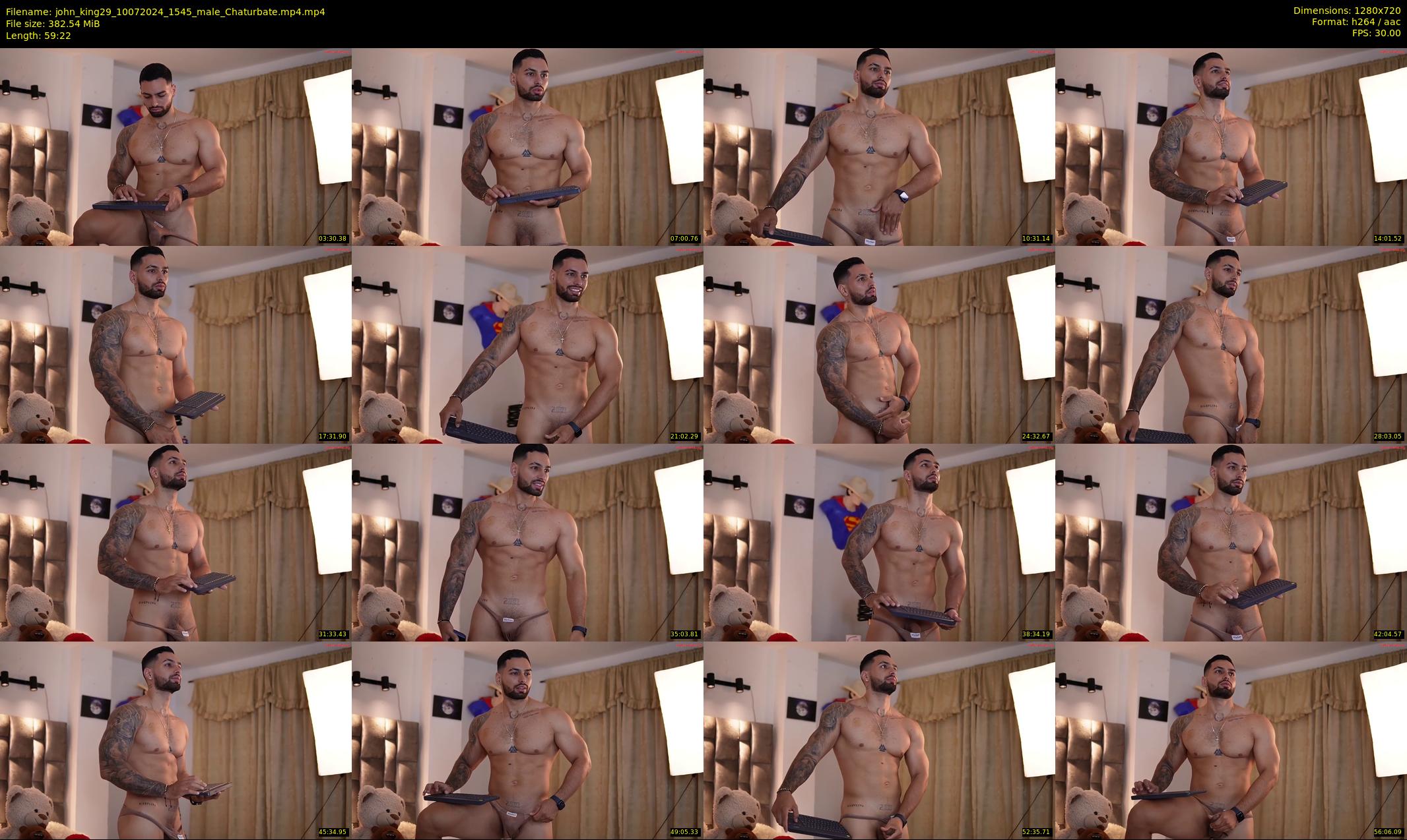 john_king29 — 60 minute Chaturbate male cam show recording, 720p, Jul 10, 2024