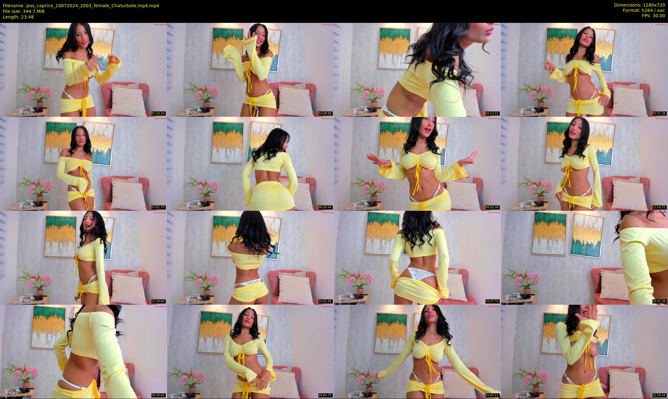 joss_caprice — 24 minute Chaturbate female cam show recording, 720p, Jul 10, 2024