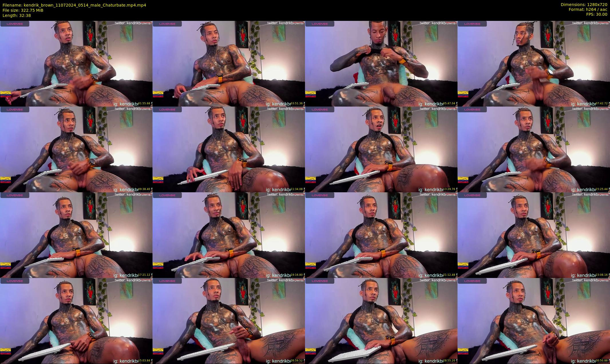 kendrik_brown — 33 minute Chaturbate male cam show recording, 720p, Jul 11, 2024