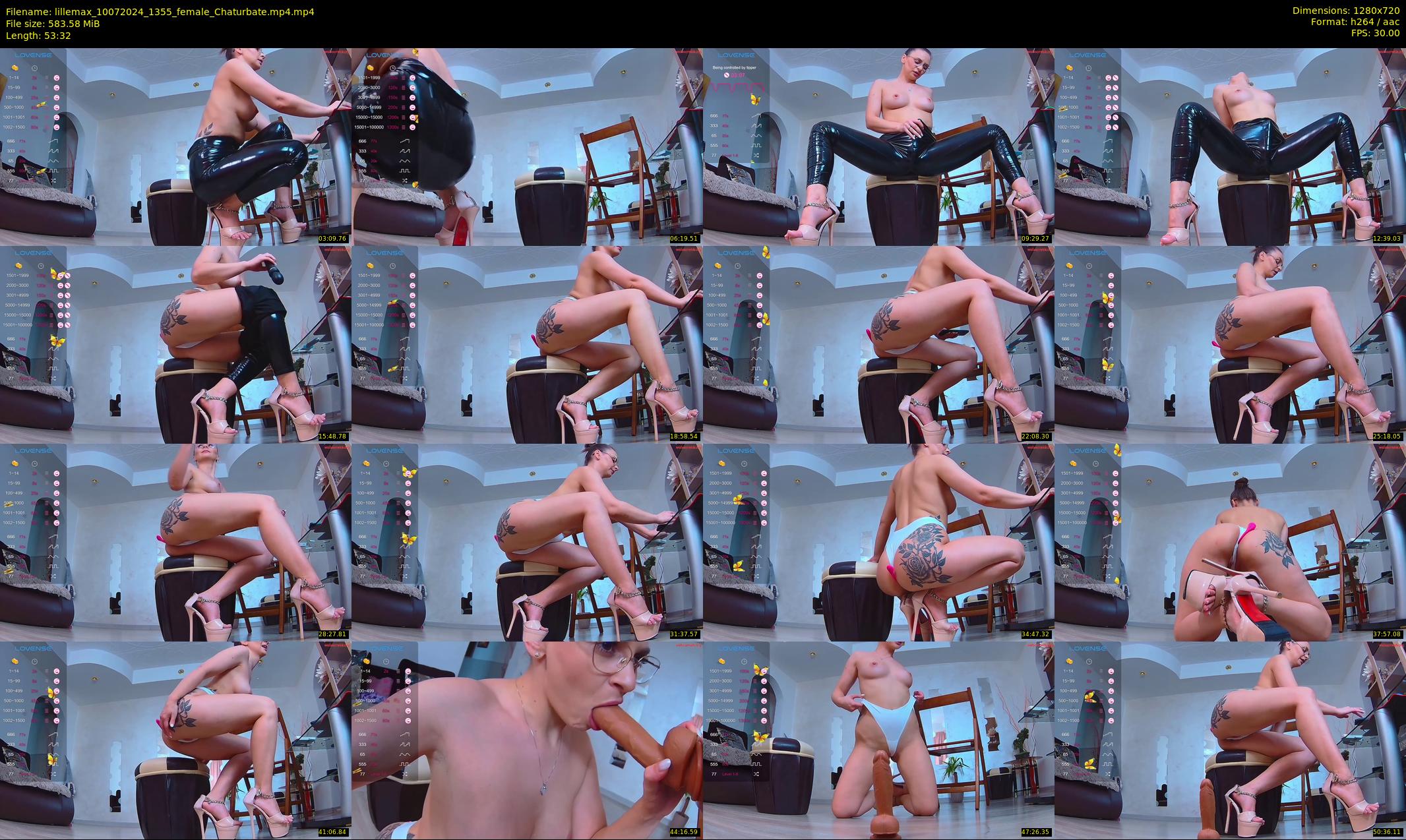 lillemax — 54 minute Chaturbate female cam show recording, 720p, Jul 10, 2024