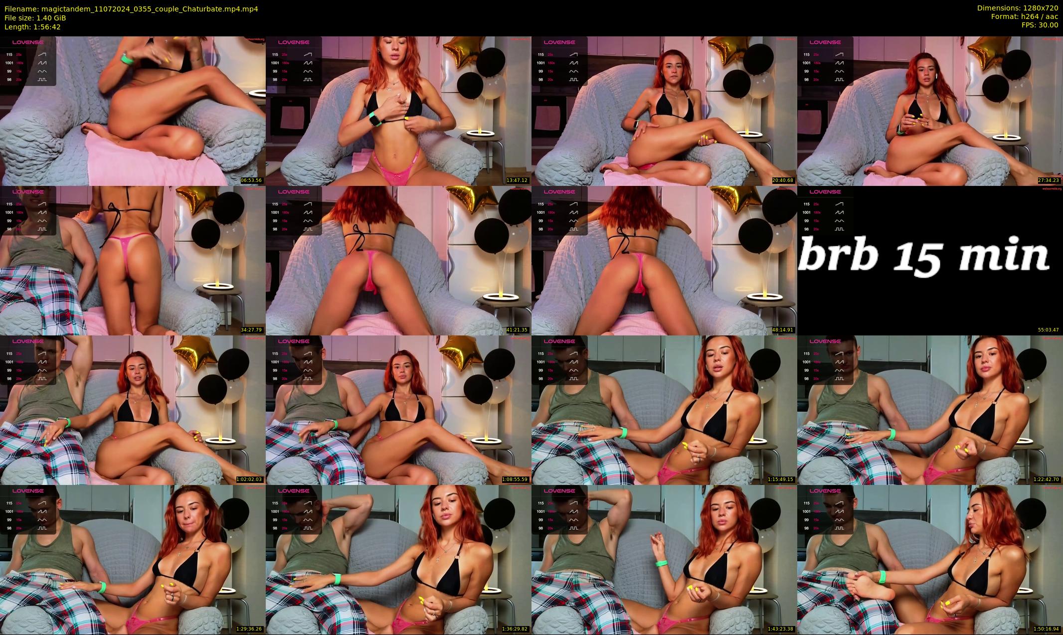magictandem — 117 minute Chaturbate couple cam show recording, 720p, Jul 11, 2024