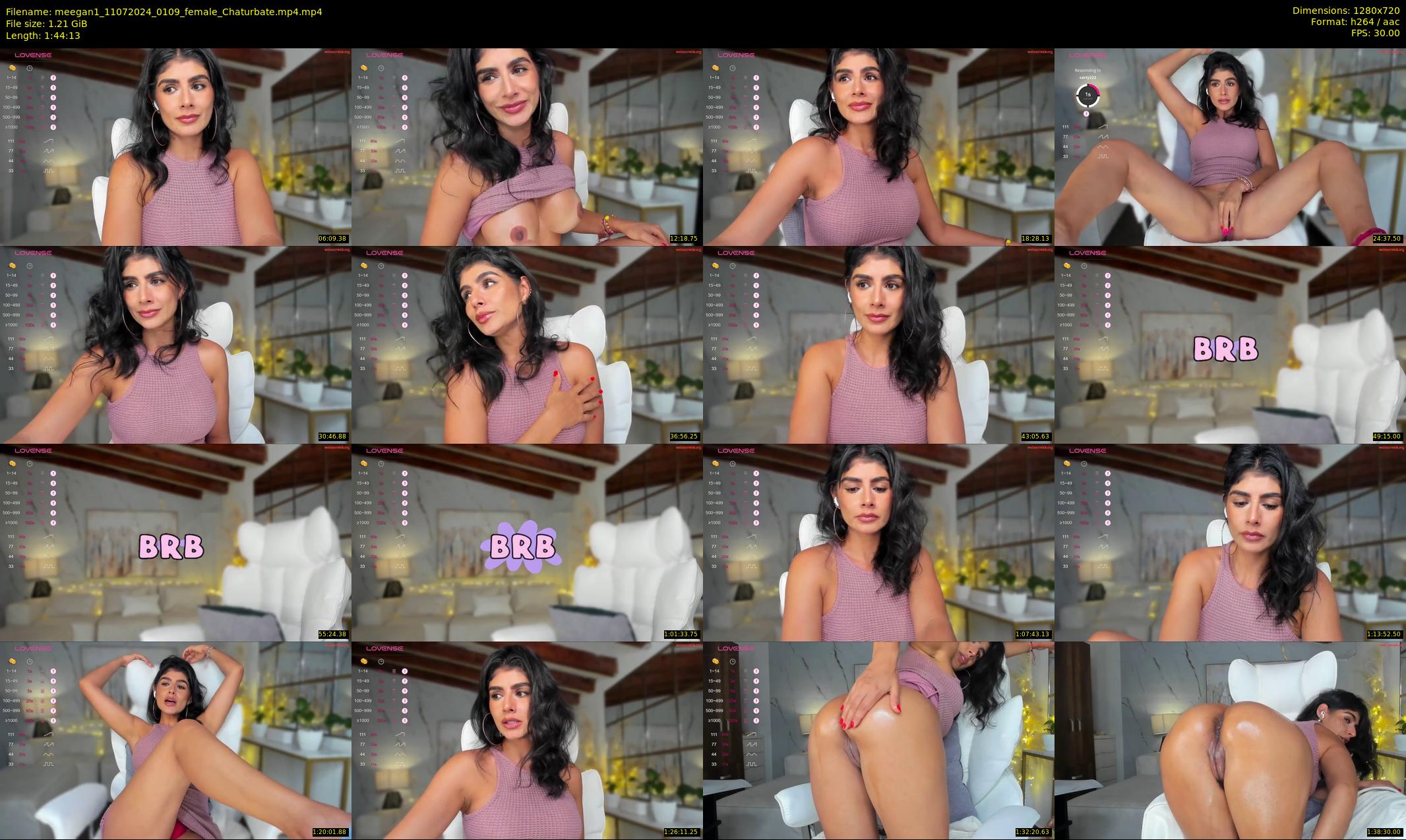 meegan1 — 105 minute Chaturbate female cam show recording, 720p, Jul 11, 2024