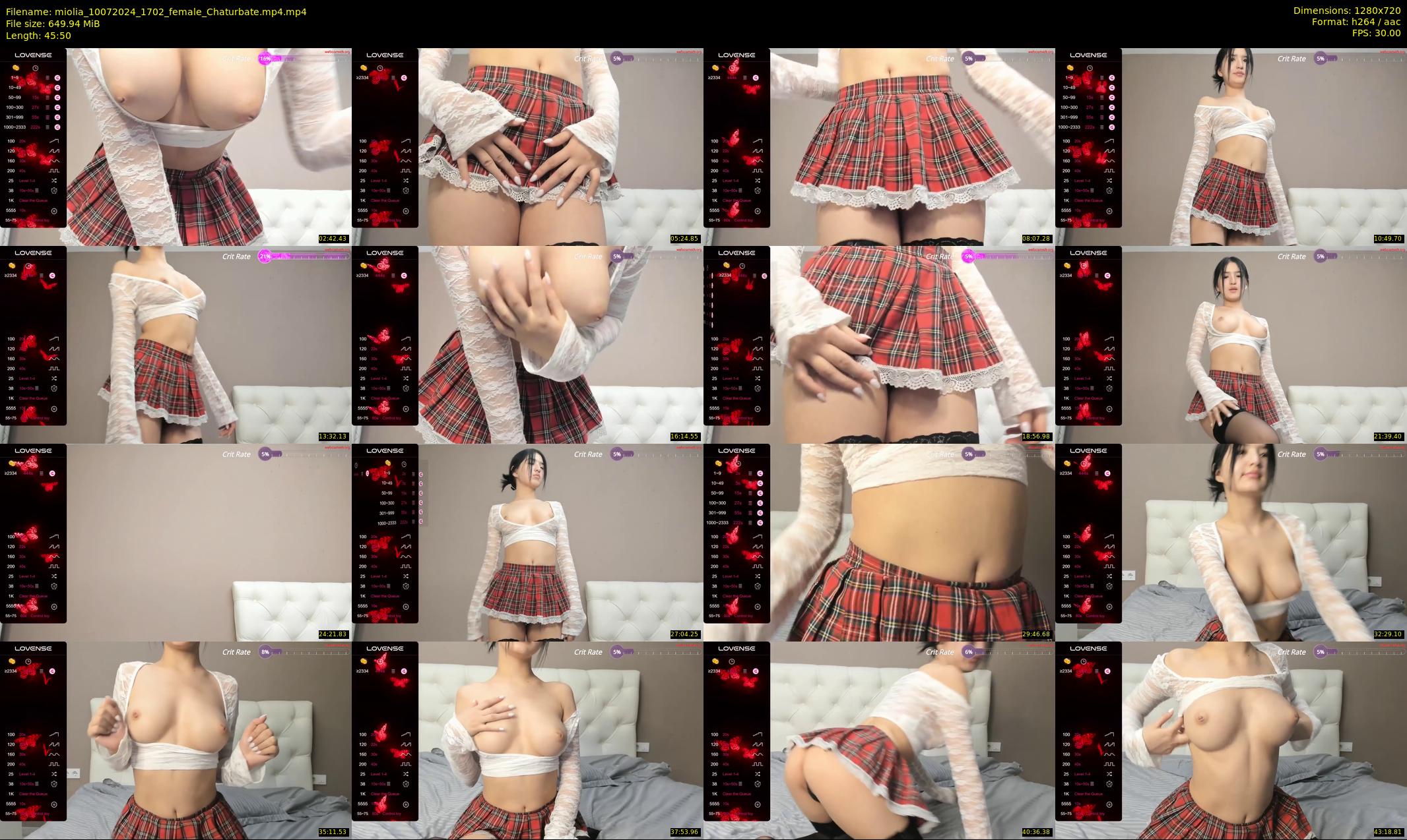 miolia — 46 minute Chaturbate female cam show recording, 720p, Jul 10, 2024