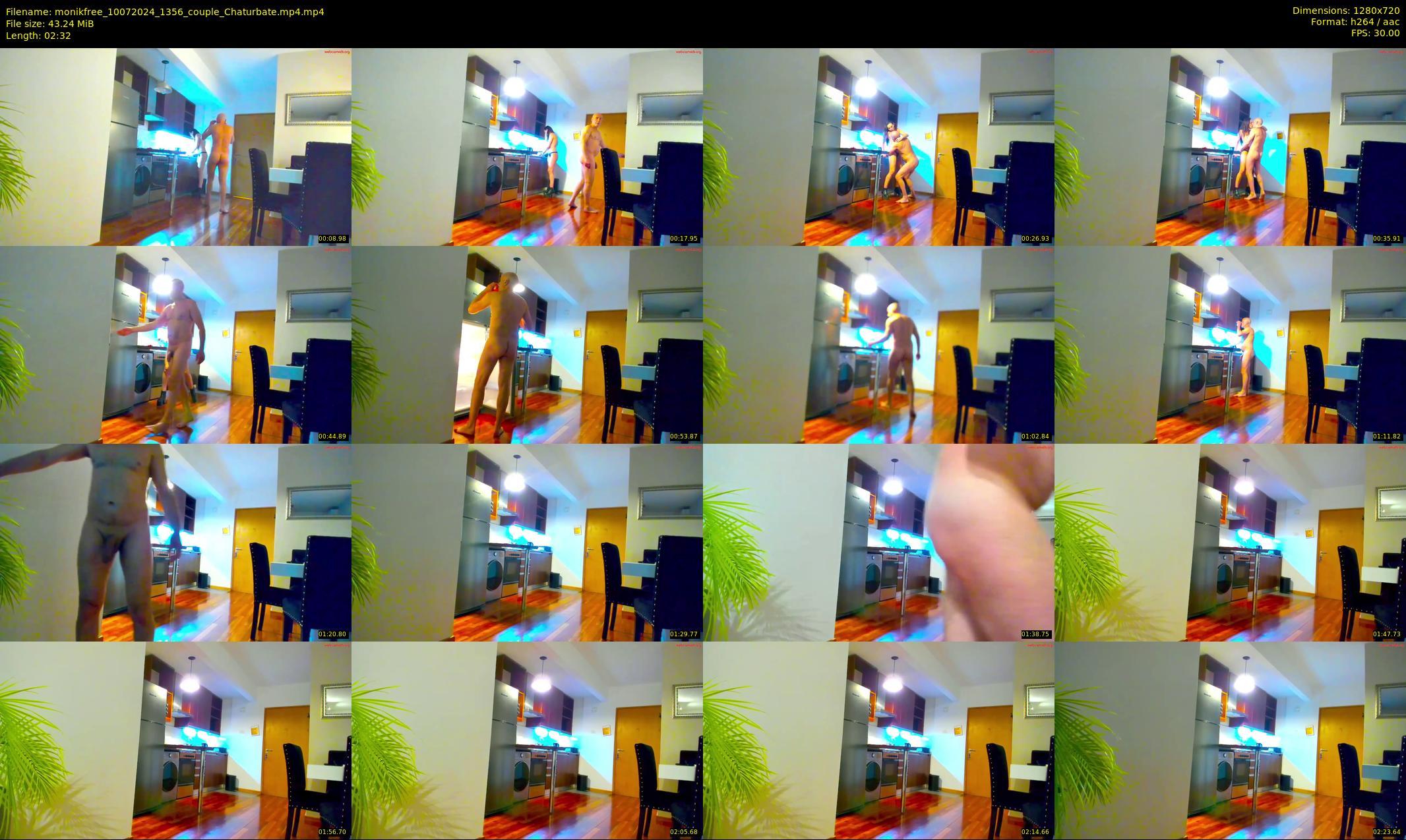 monikfree — 3 minute Chaturbate couple cam show recording, 720p, Jul 10, 2024