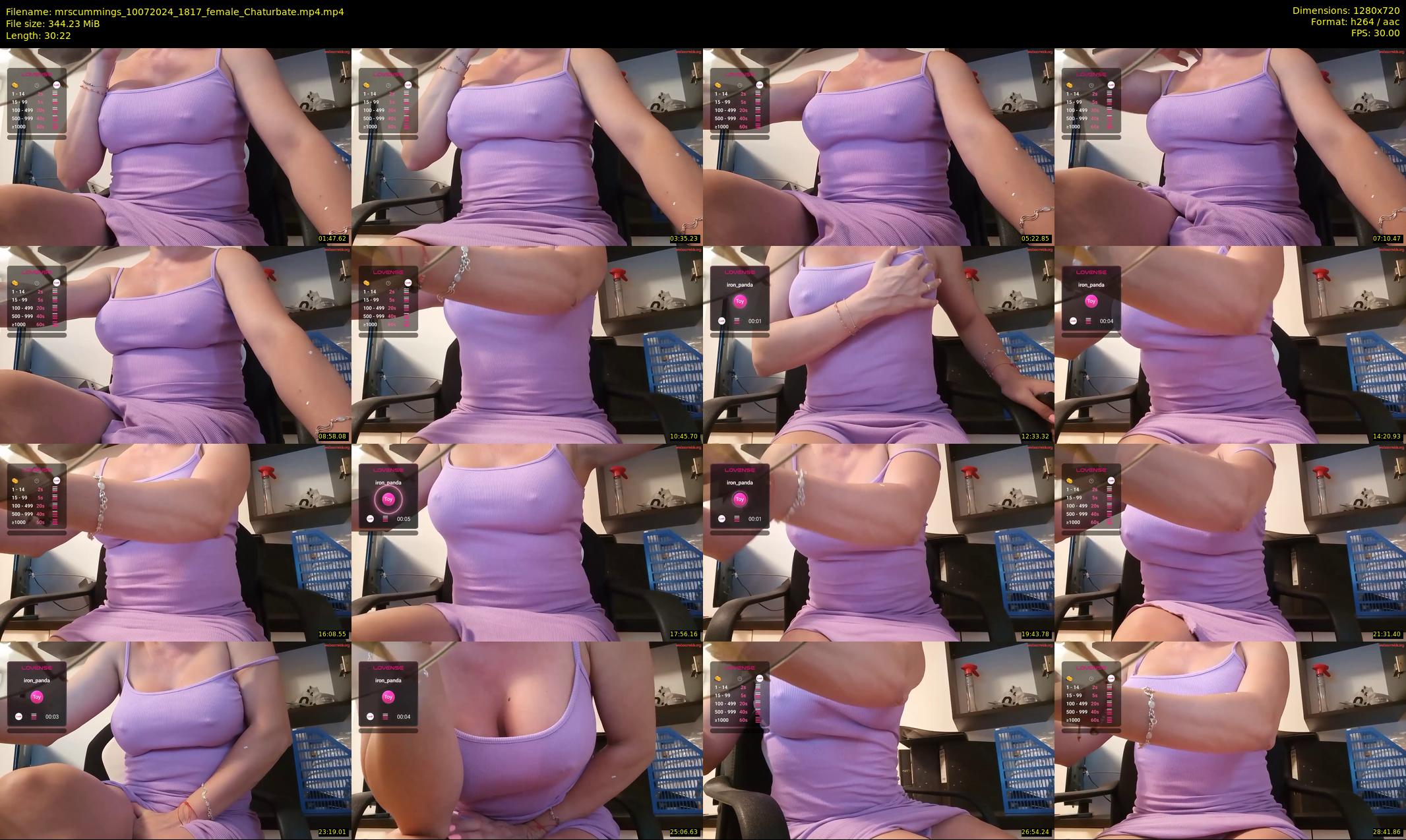 mrscummings — 31 minute Chaturbate female cam show recording, 720p, Jul 10, 2024