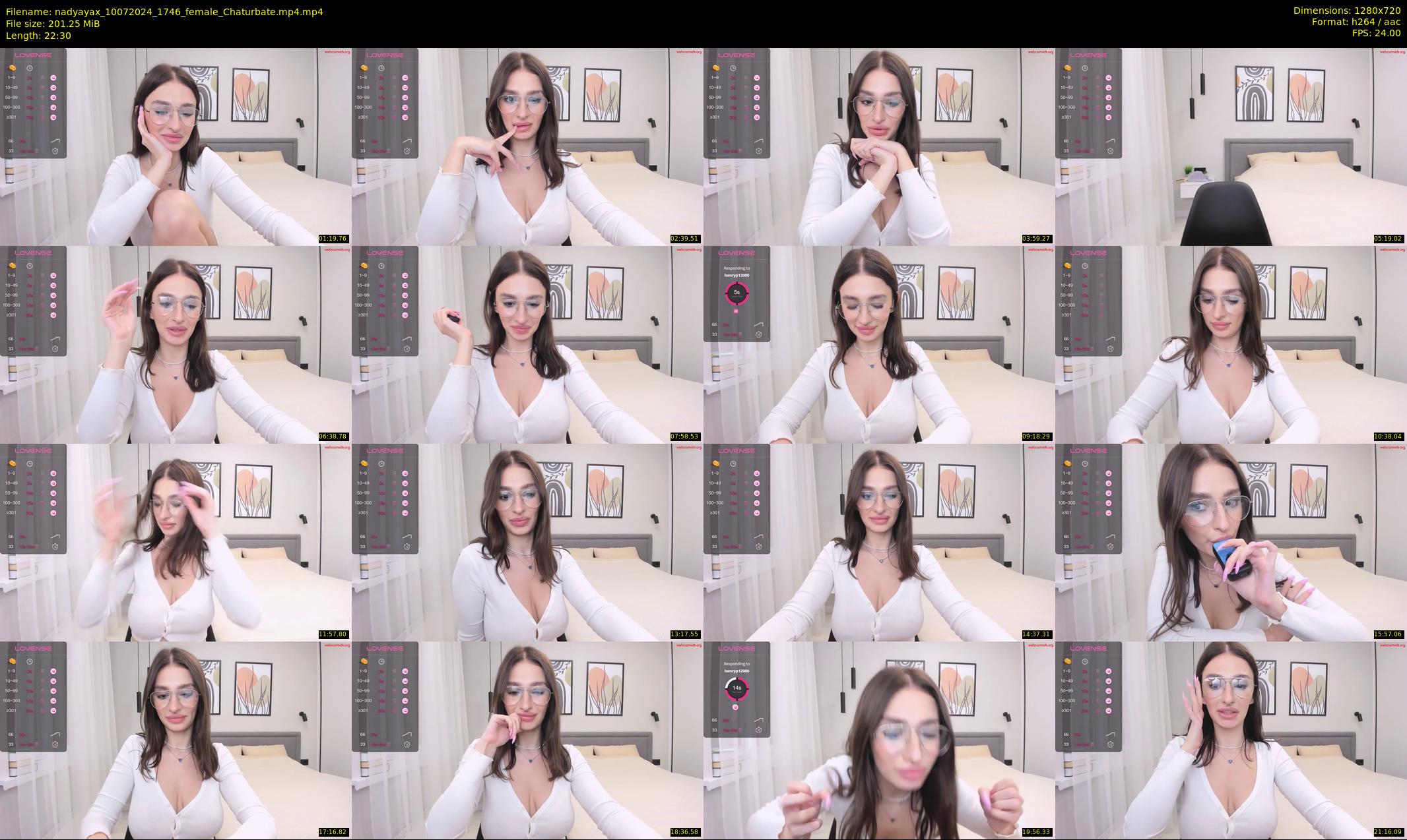 nadyayax — 23 minute Chaturbate female cam show recording, 720p, Jul 10, 2024