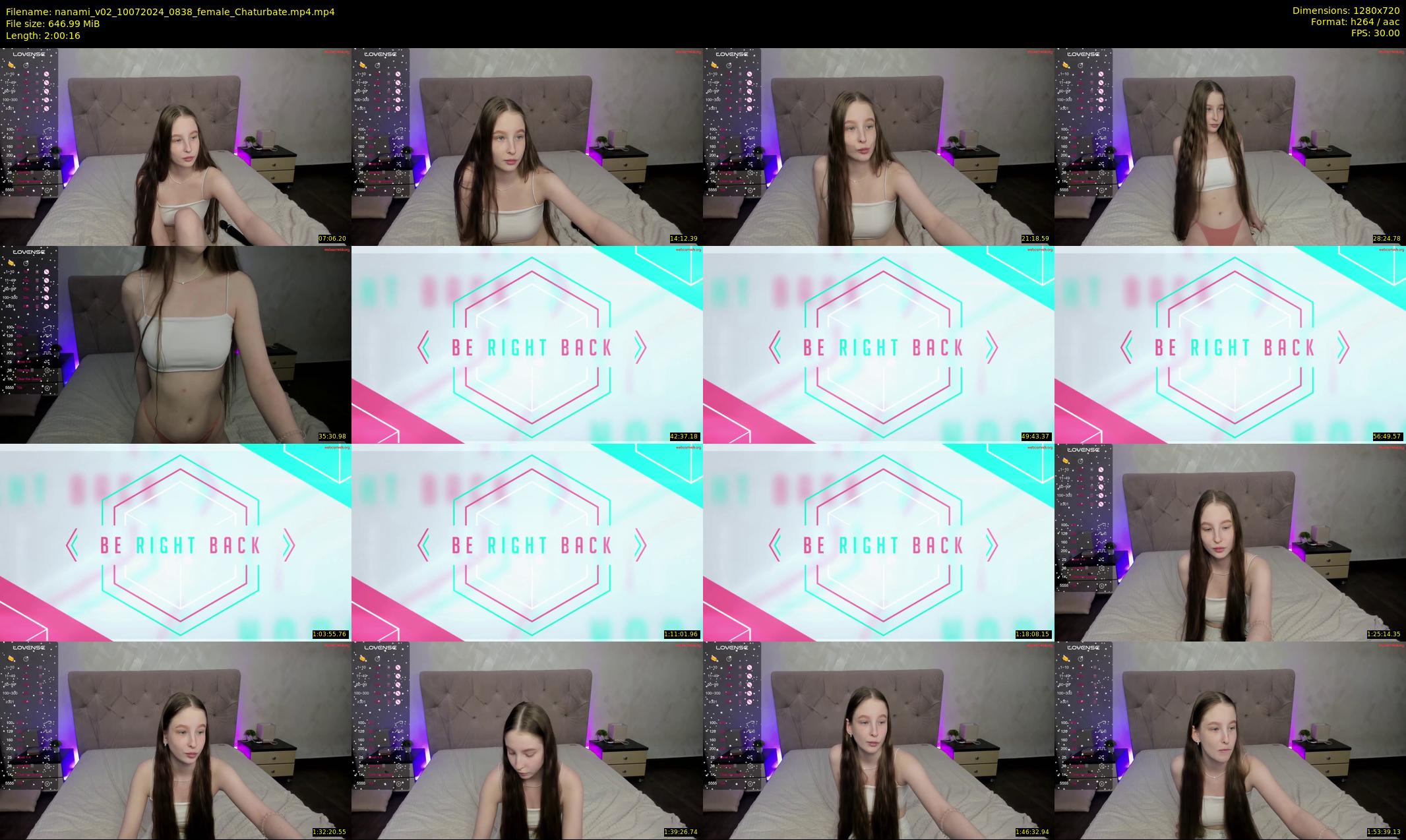 nanami_v02 — 121 minute Chaturbate couple cam show recording, 720p, Jul 10, 2024