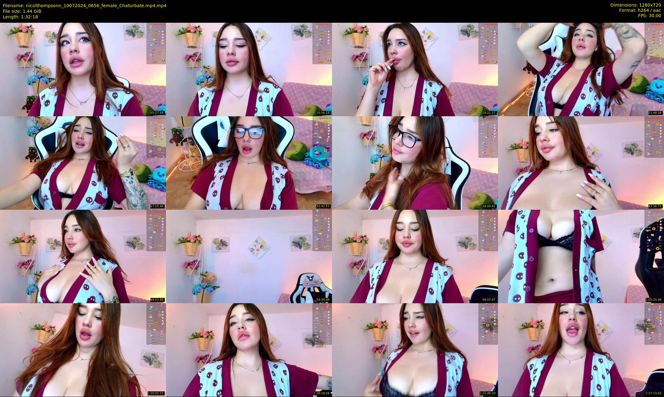 nicolthompsonn — 93 minute Chaturbate female cam show recording, 720p, Jul 10, 2024