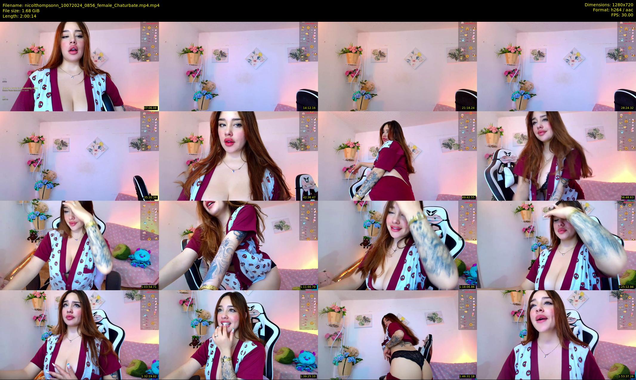 nicolthompsonn — 121 minute Chaturbate female cam show recording, 720p, Jul 10, 2024