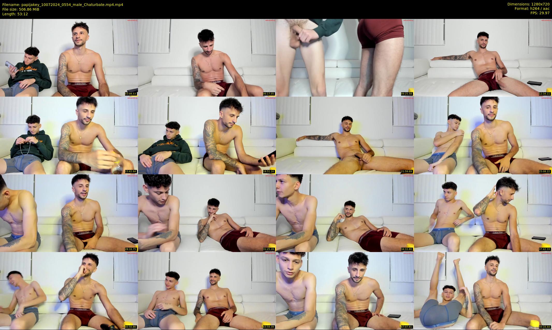 papijakey — 54 minute Chaturbate male cam show recording, 720p, Jul 10, 2024