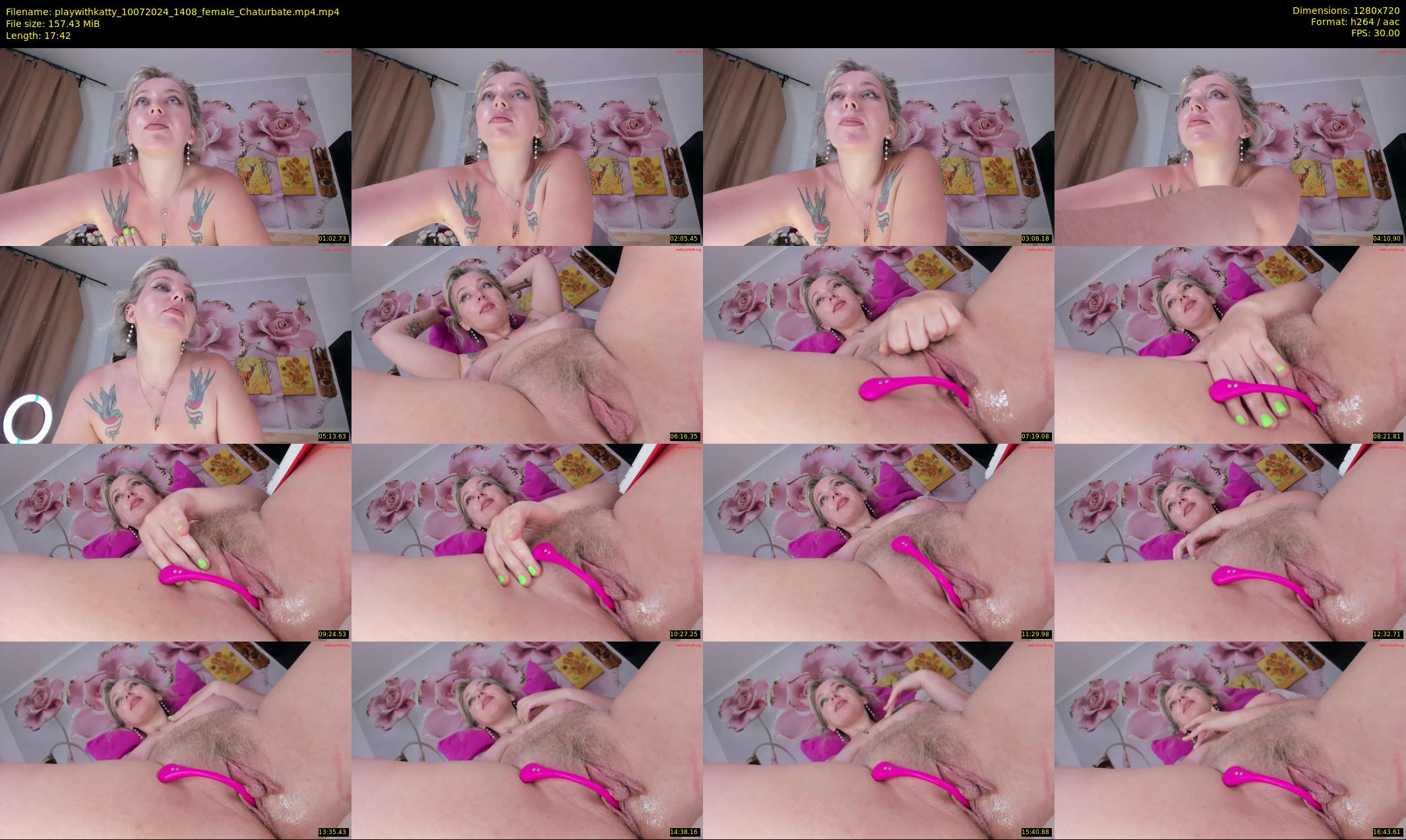 playwithkatty — 18 minute Chaturbate female cam show recording, 720p, Jul 10, 2024