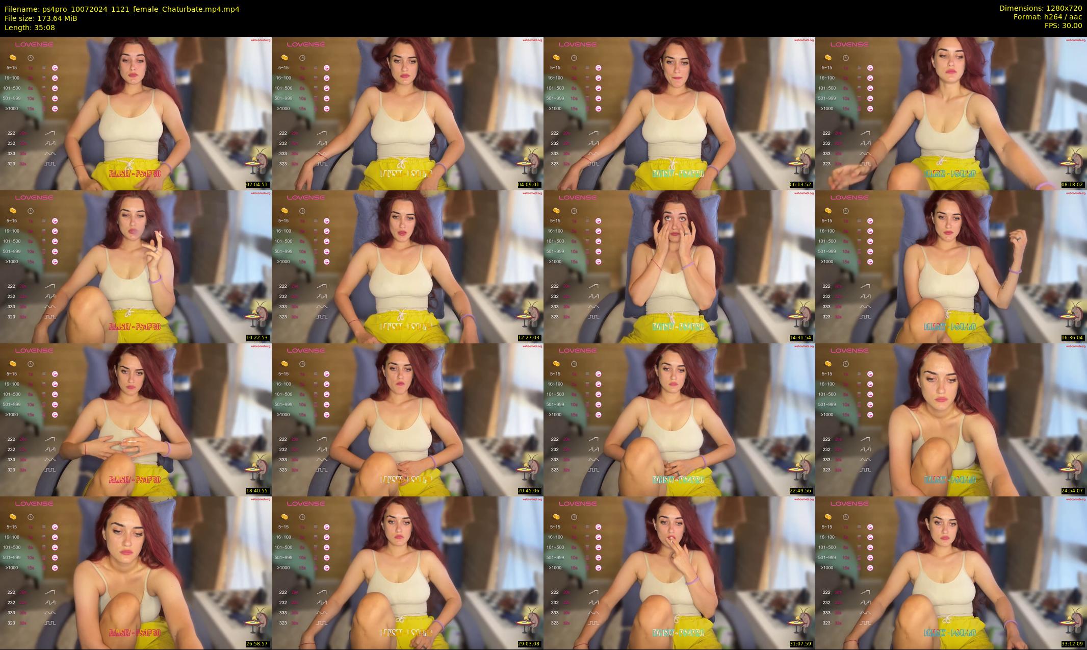 ps4pro — 36 minute Chaturbate female cam show recording, 720p, Jul 10, 2024